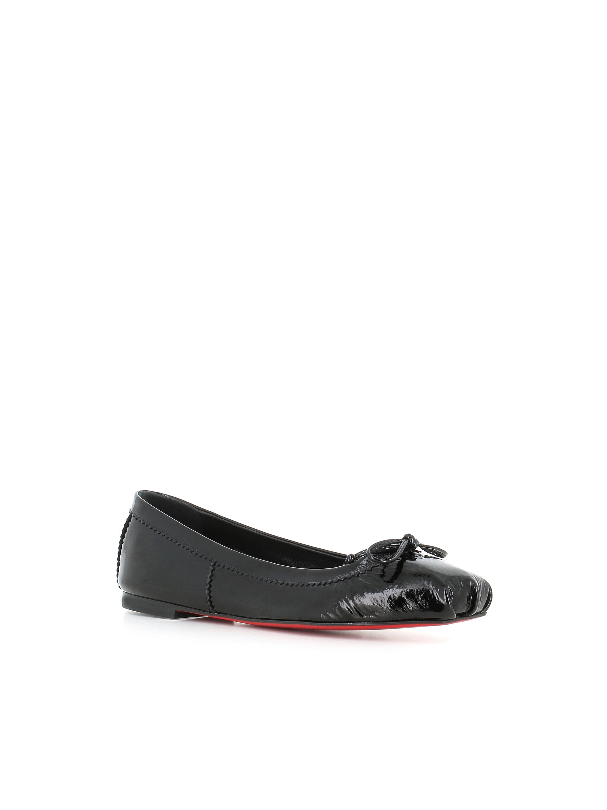  Ballerina Mamadrague Flat Christian Louboutin Donna Nero - 3