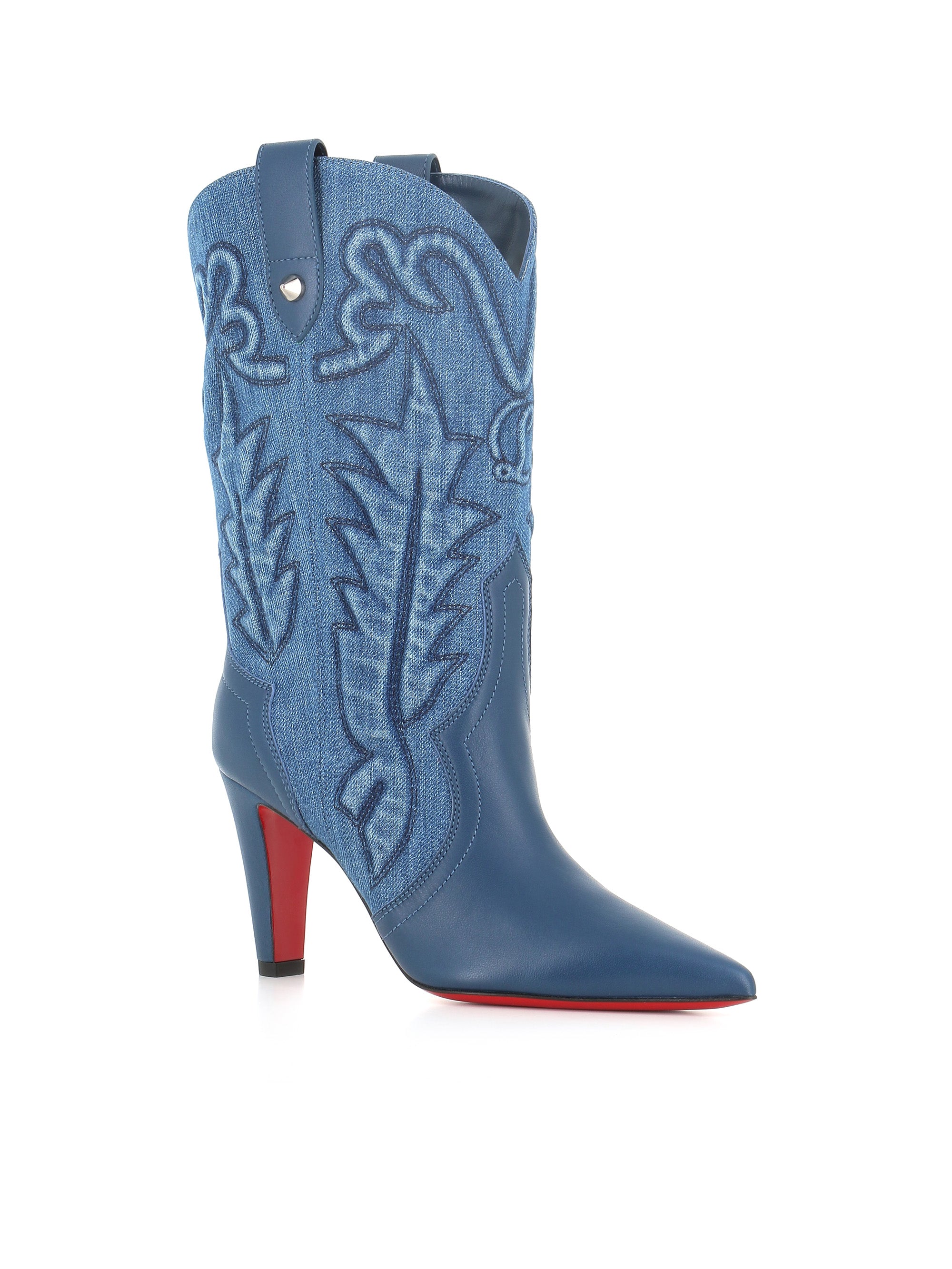  Ankle-boot Santiabooty 85 Christian Louboutin Donna Jeans - 3