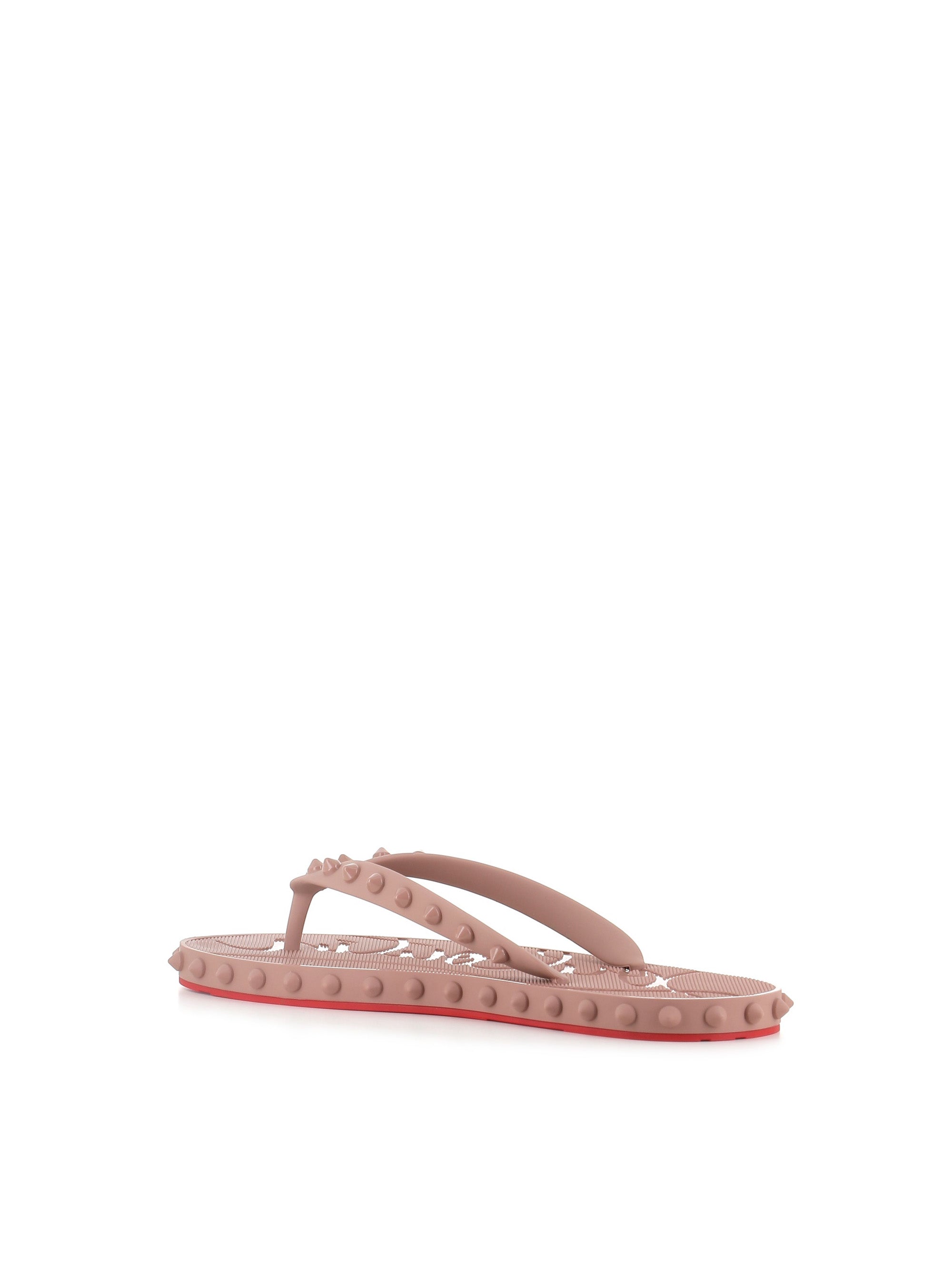  Christian Louboutin Infradito Super Loubi Flat Rosa Donna - 4