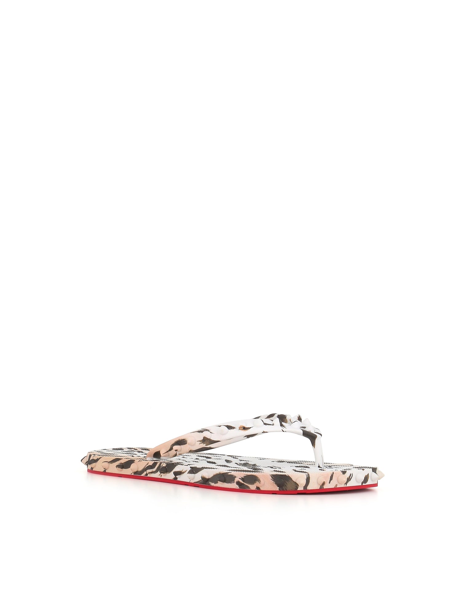  Christian Louboutin Infradito Super Loubi Flat Pattern Donna - 3