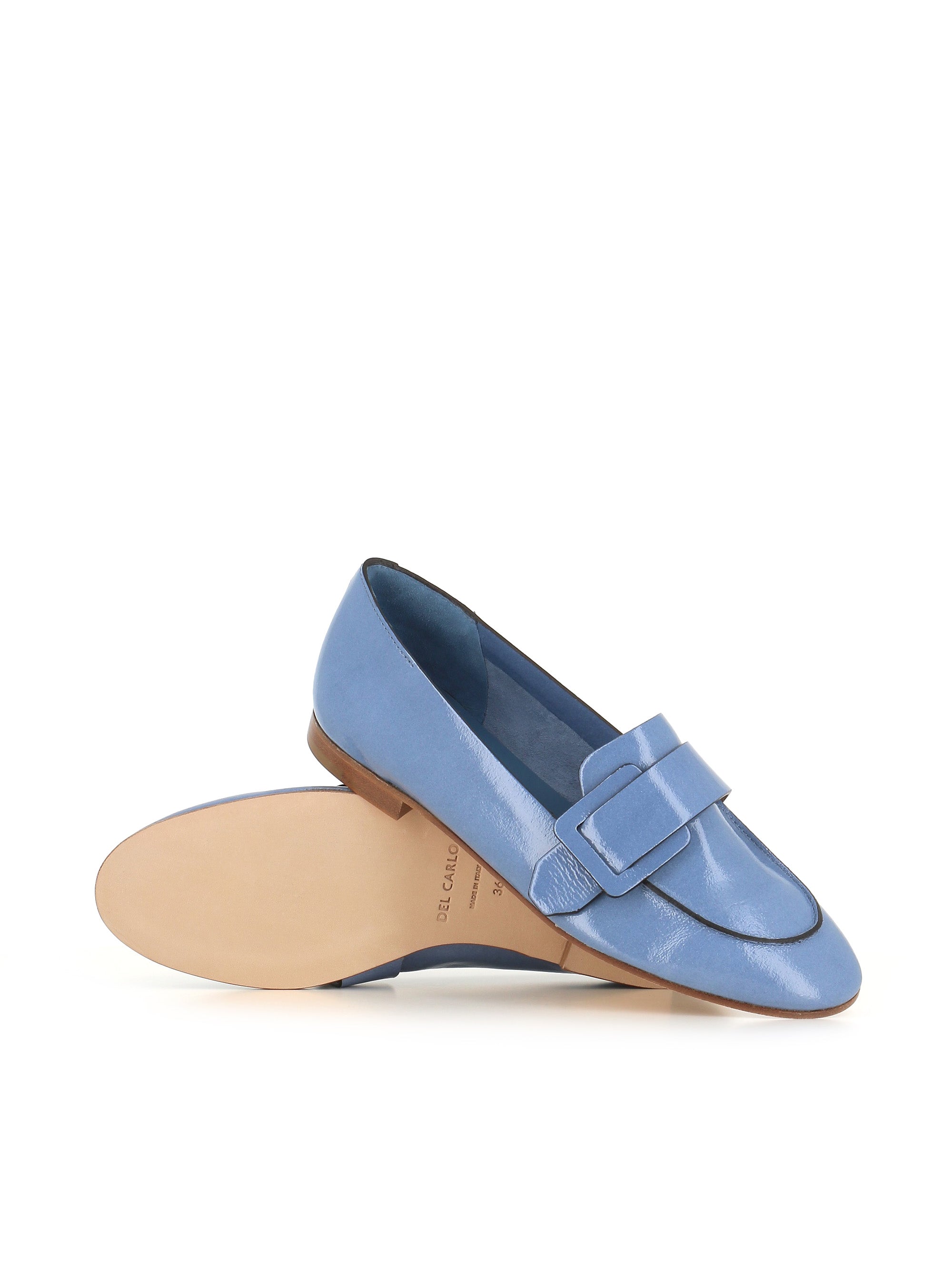  Del Carlo Mocassino 11500 Blu Donna - 2