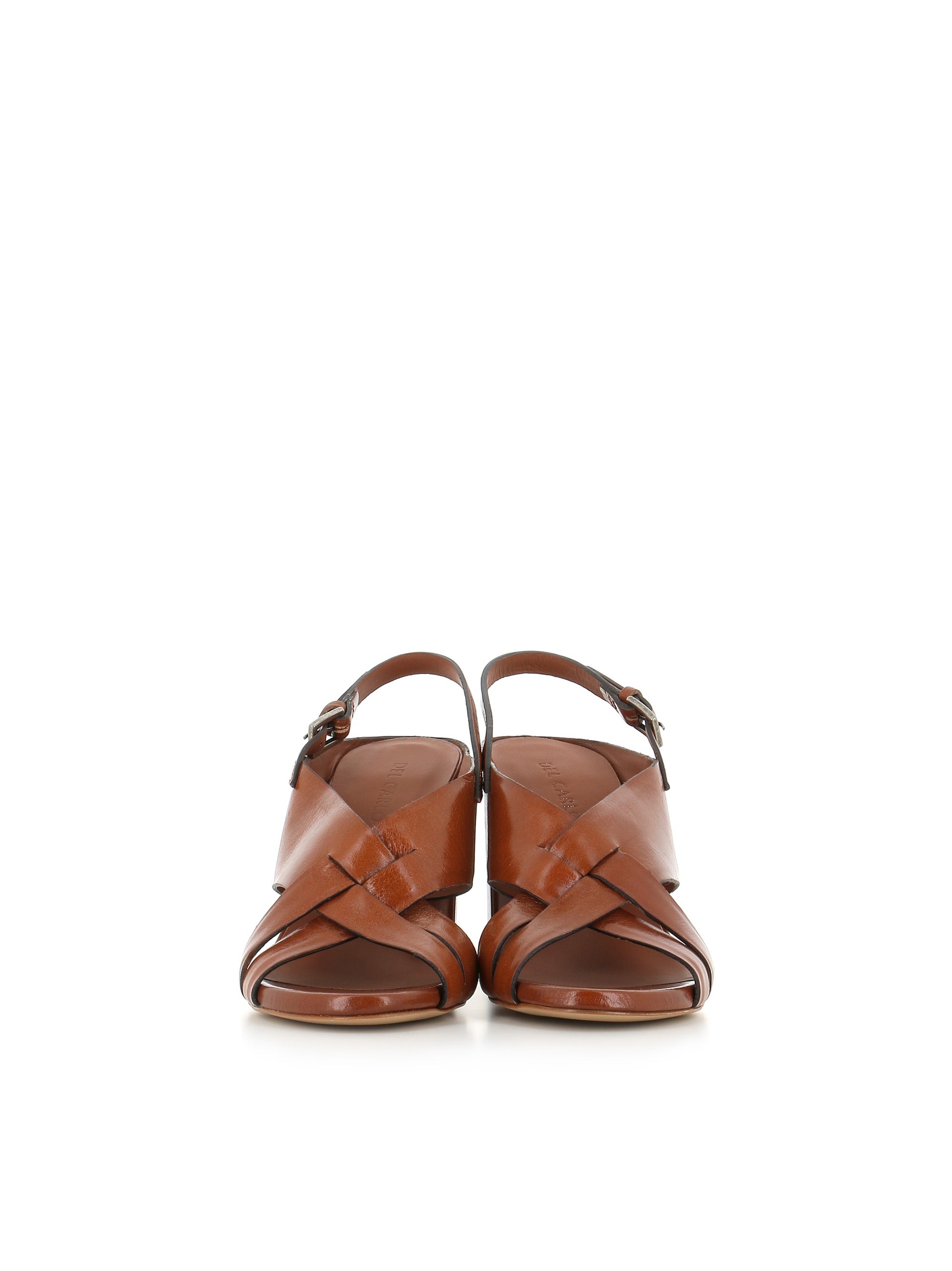  Del Carlo Sandalo 11921 Marrone Donna - 2