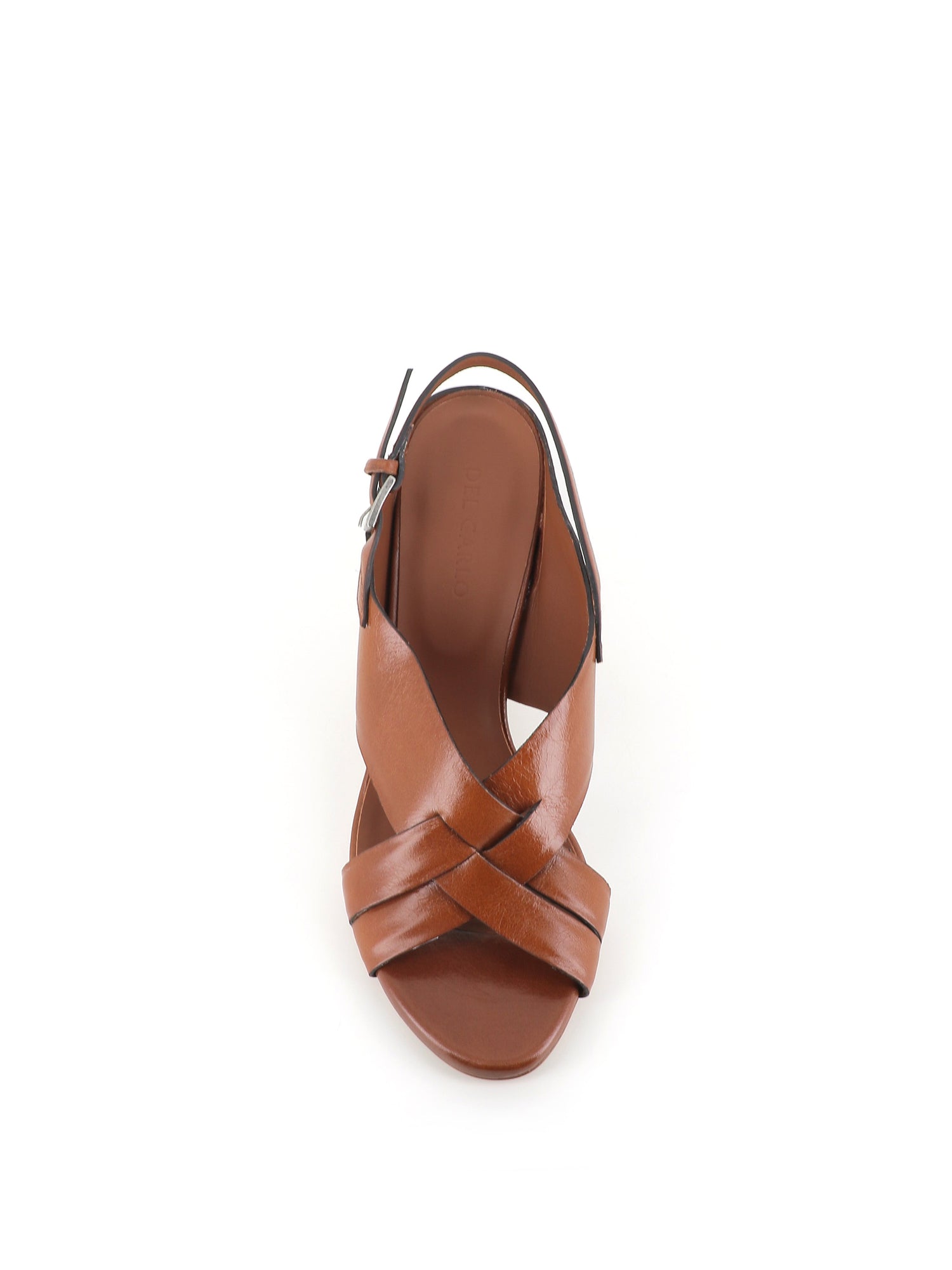  Del Carlo Sandalo 11921 Marrone Donna - 5