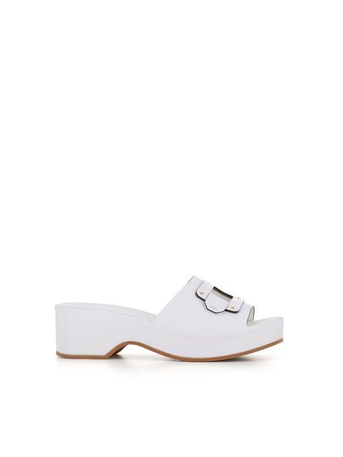Del Carlo Sandalo 11921 Bianco Donna