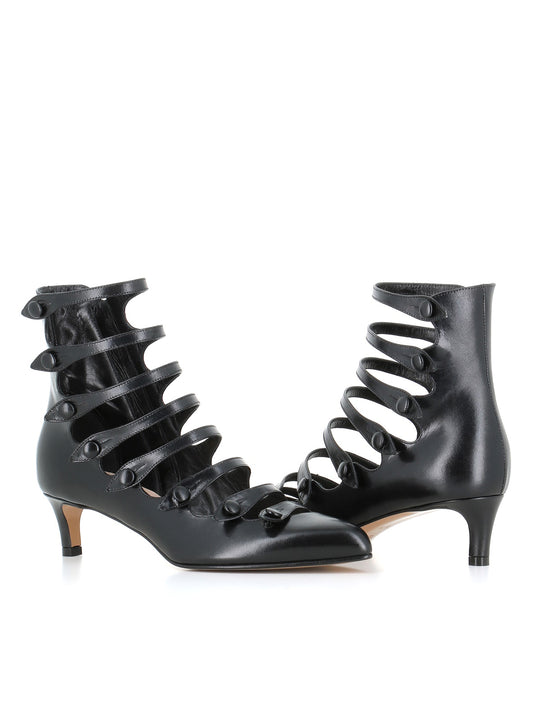 Dove Nuotano Gli Squali Stivaletto Sq3530 Nero Donna