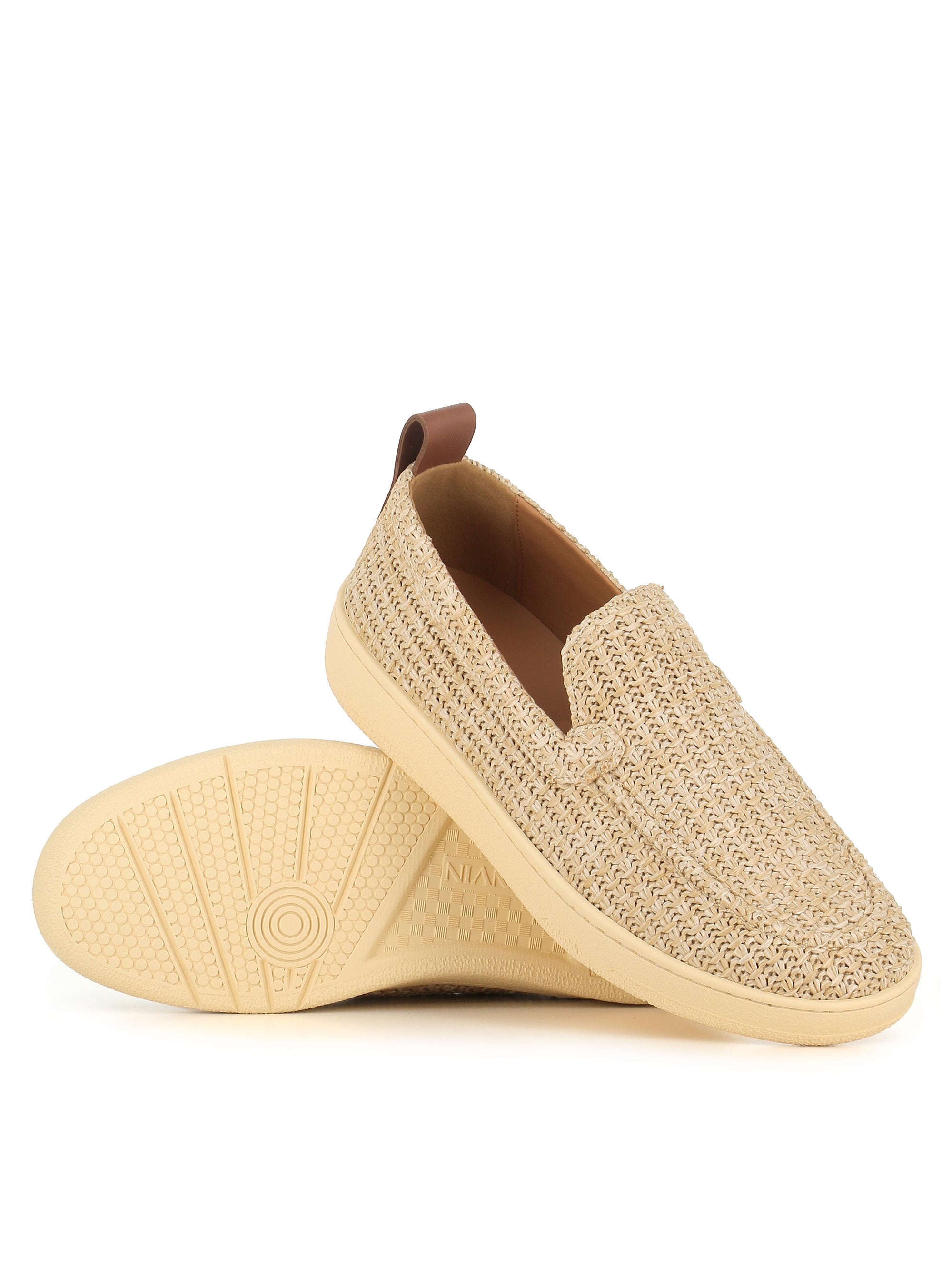  Slipper Lanvin Uomo Beige - 2