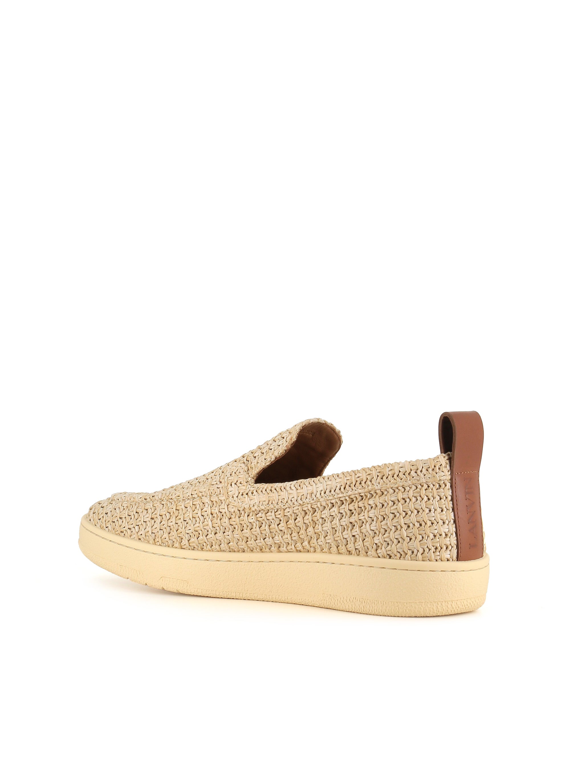  Slipper Lanvin Uomo Beige - 4