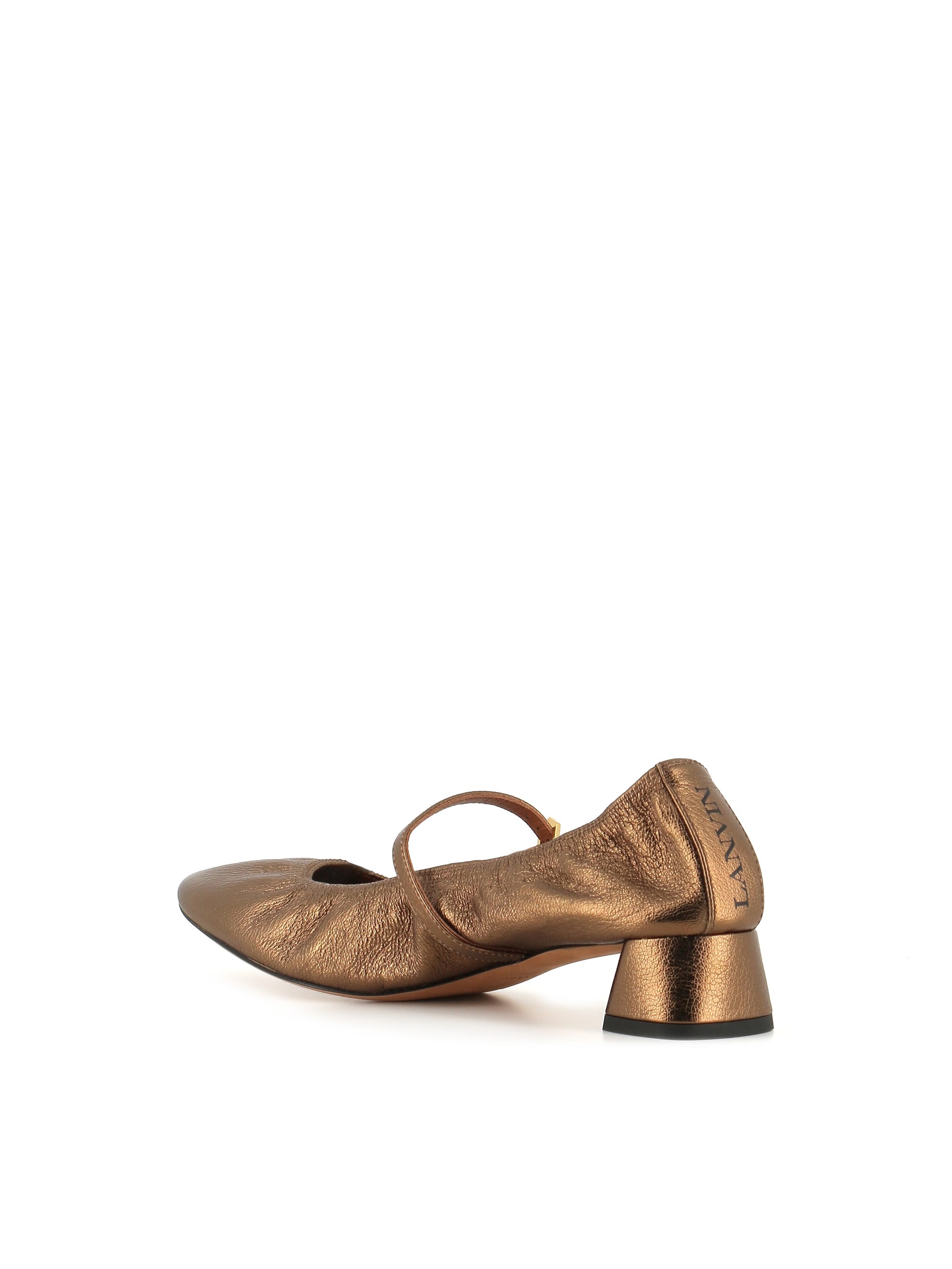  Ballerina Mary Jane Lanvin Donna Bronzo - 4