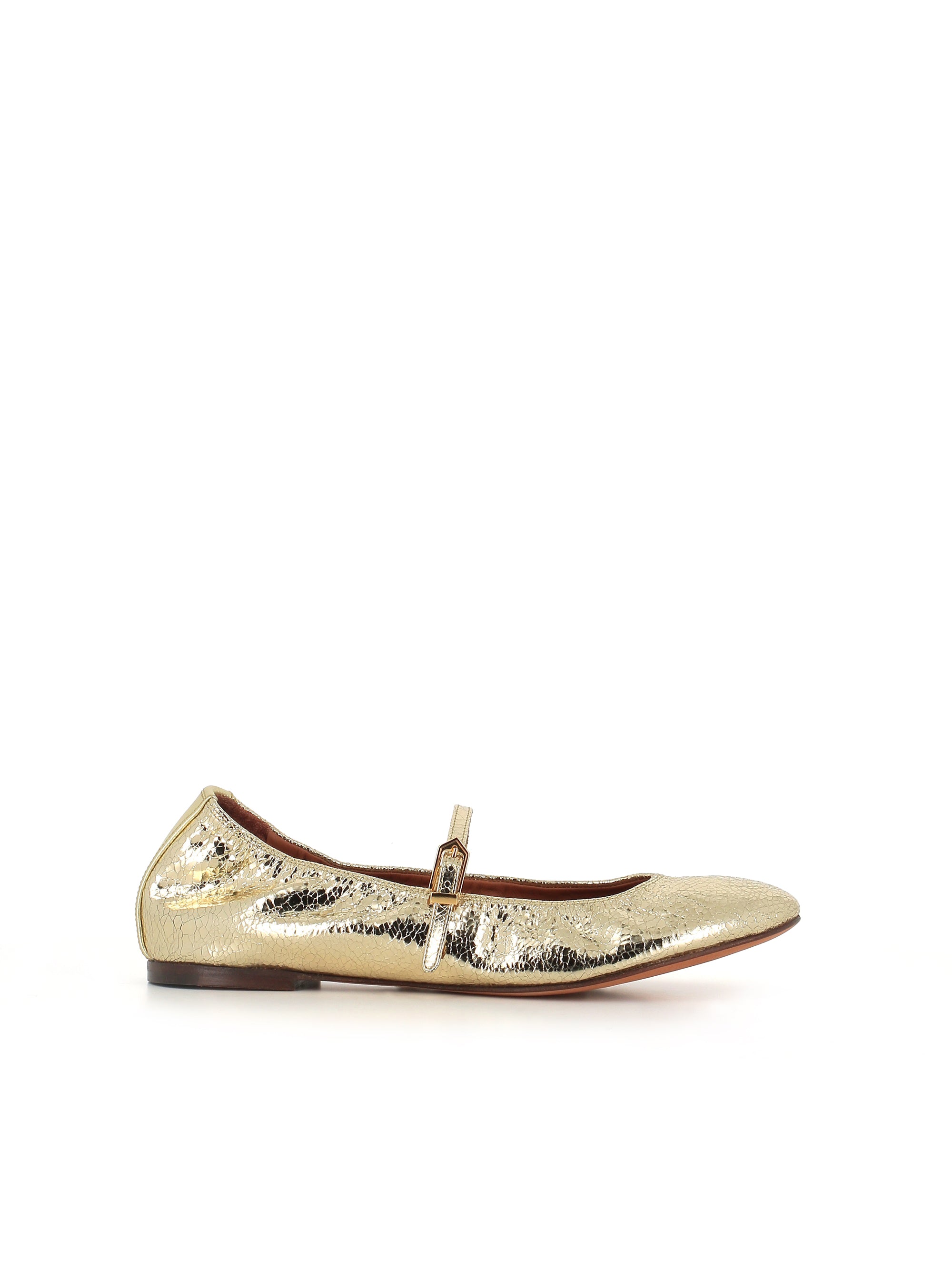  Lanvin Ballerina Mary Jane Oro Donna - 2