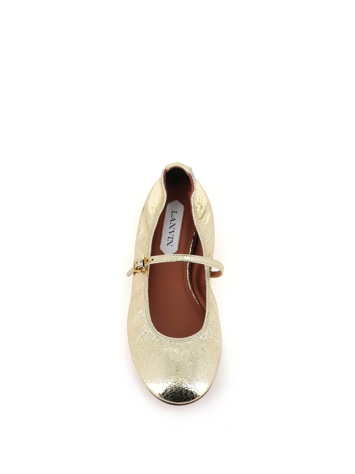  Ballerina Mary Jane Lanvin Donna Oro - 5