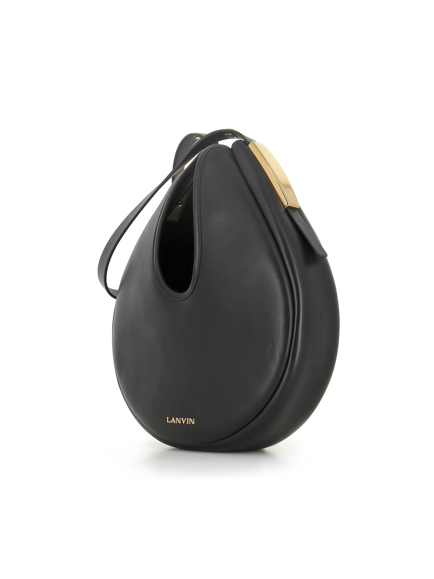  Lanvin Borsa Hobo Cymbal Nero Donna - 2