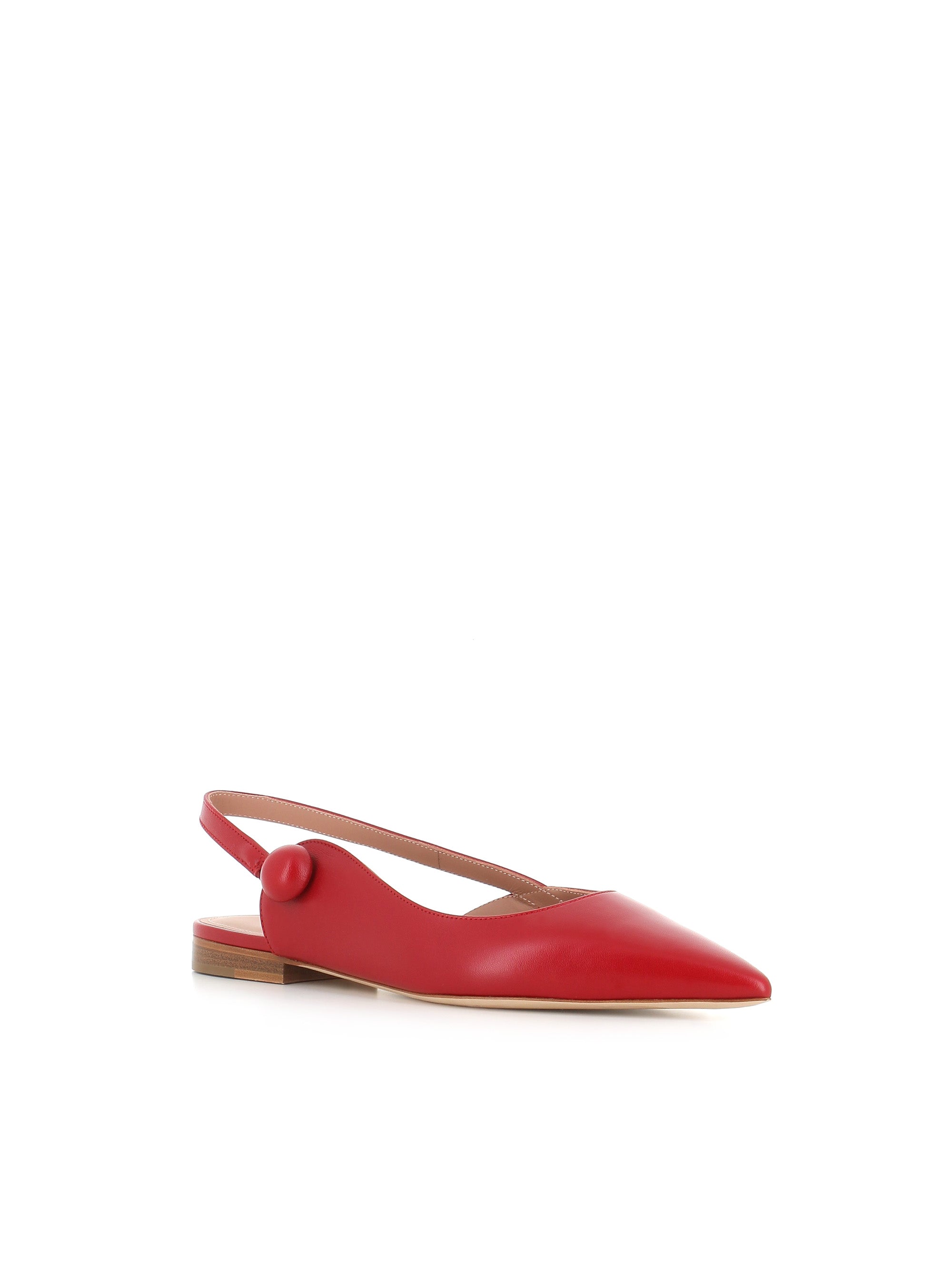  Malone Souliers Ballerina Palmer 10-4 Rosso Donna - 3