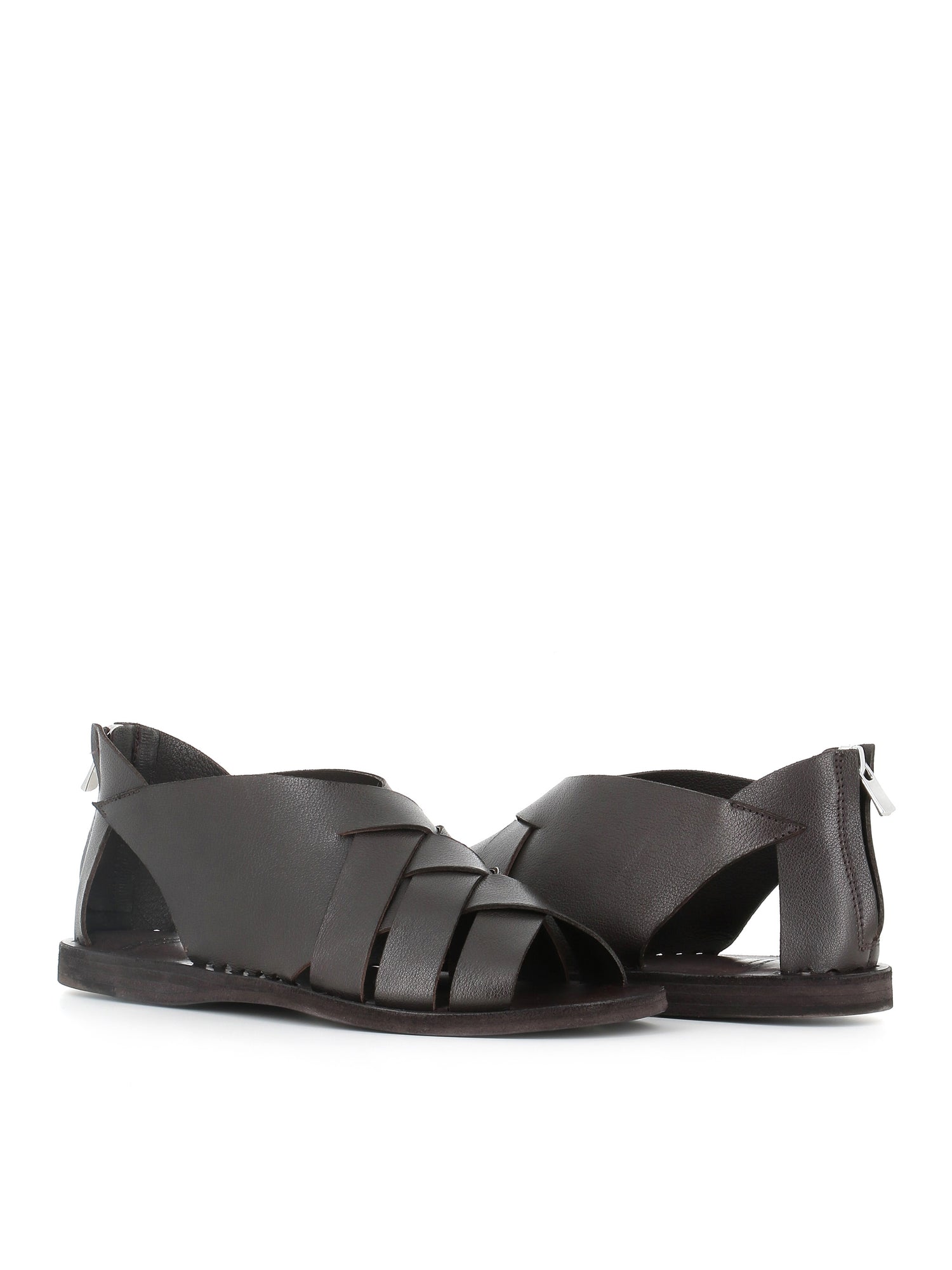  Sandal Itaca/048 Officine Creative Donna Marrone - 2