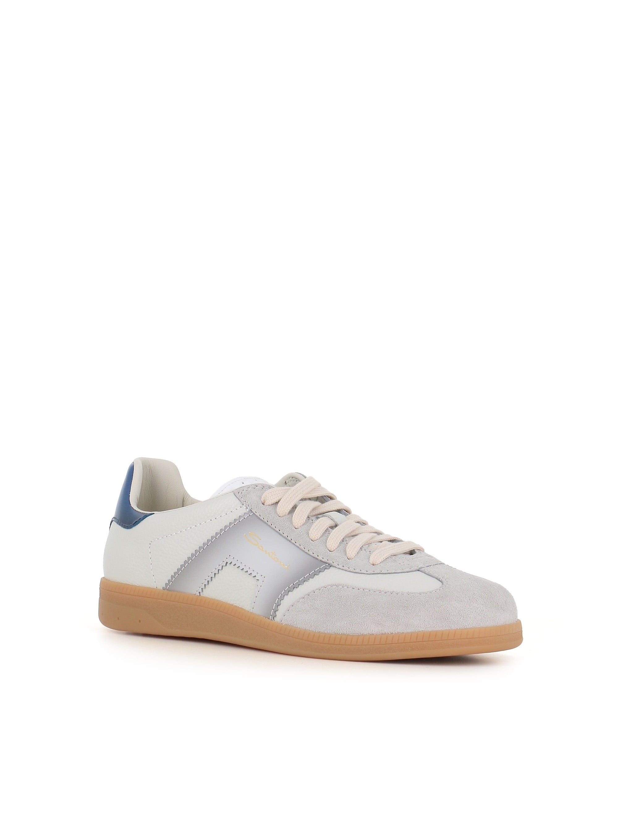  Santoni Sneaker Dbs Oly Bianco Uomo - 3