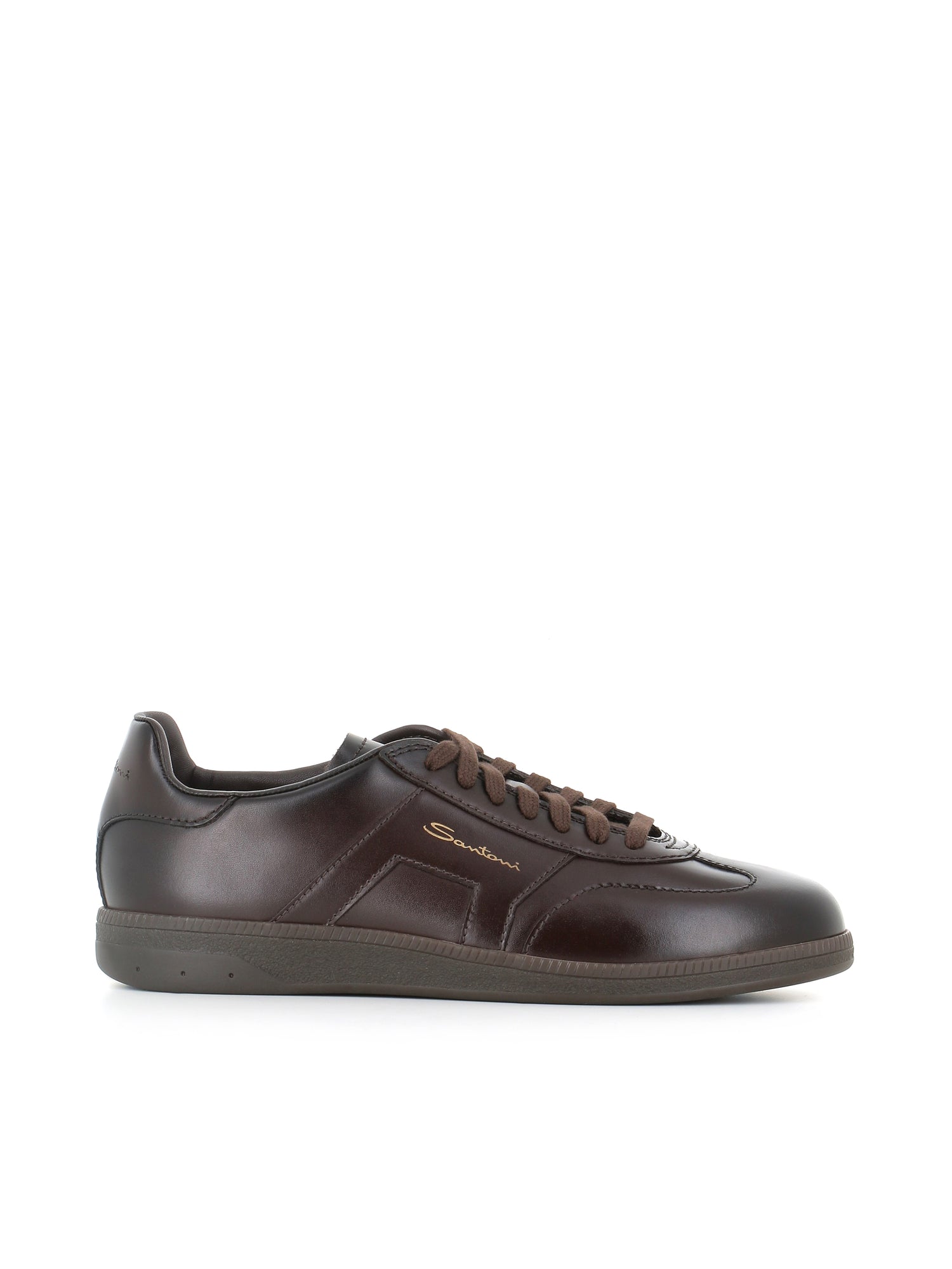  Santoni Sneaker Dbs Oly Marrone Uomo - 1