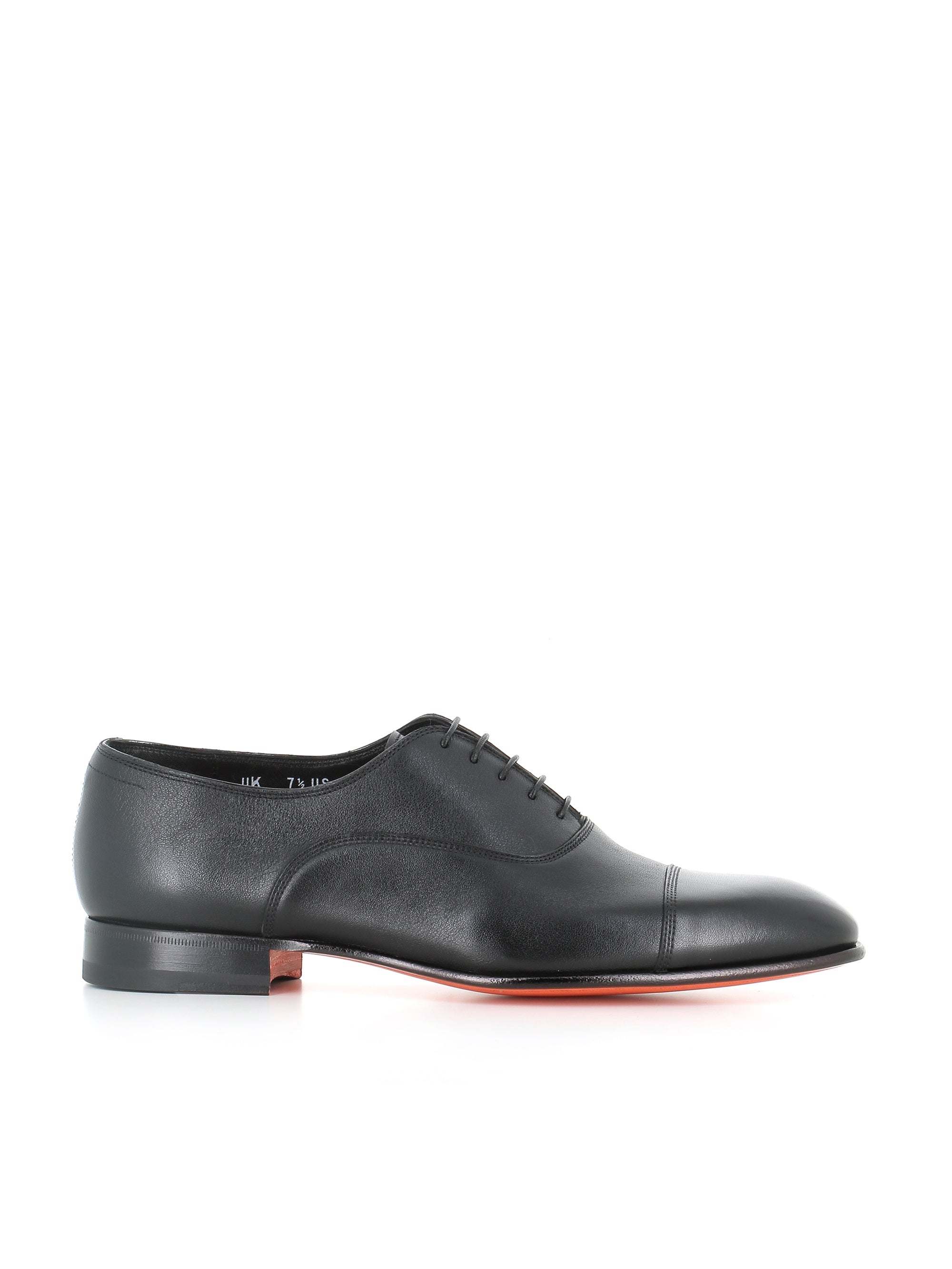  Santoni Oxford Archie Nero Uomo - 2