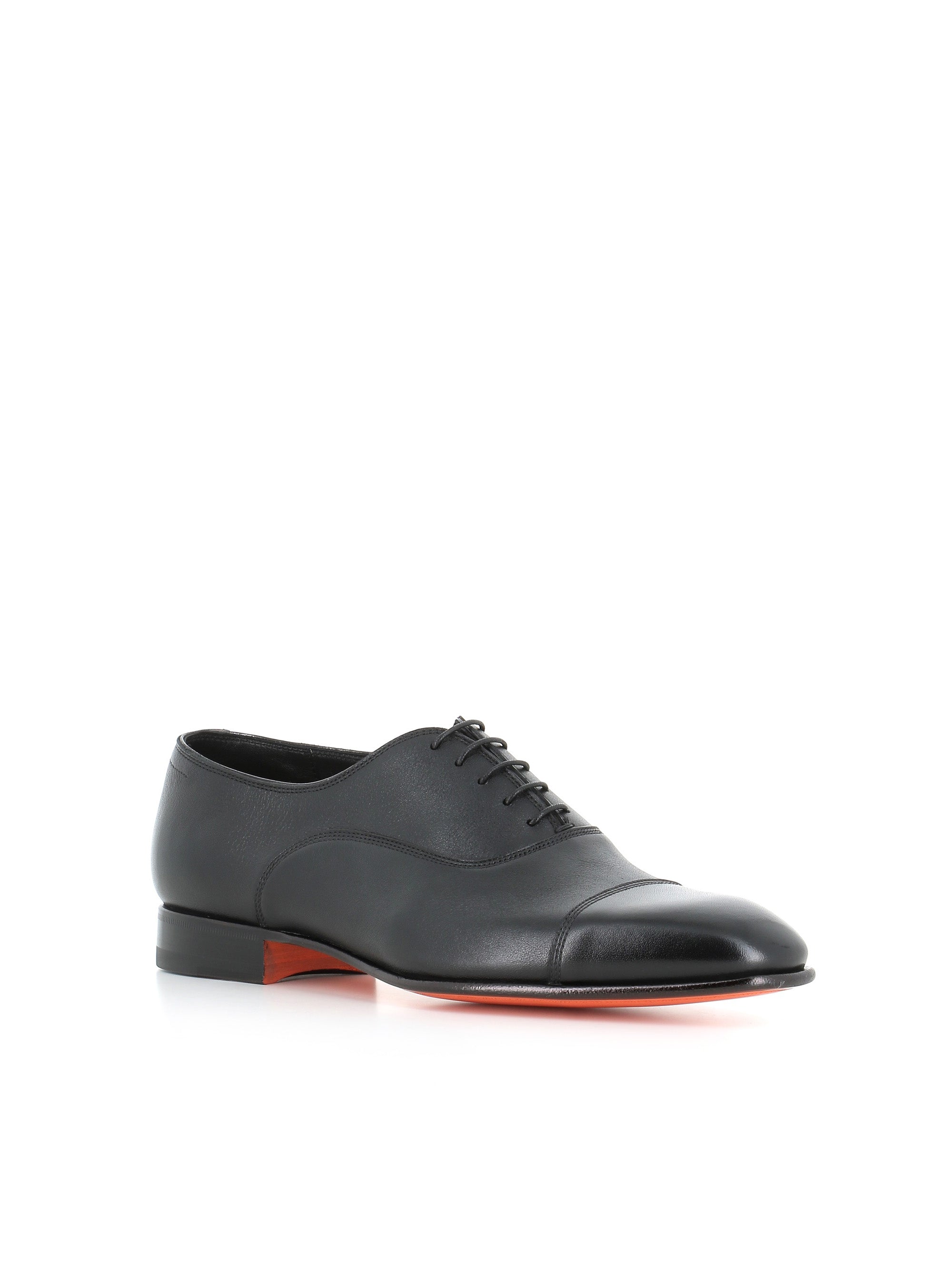  Santoni Oxford Archie Nero Uomo - 3