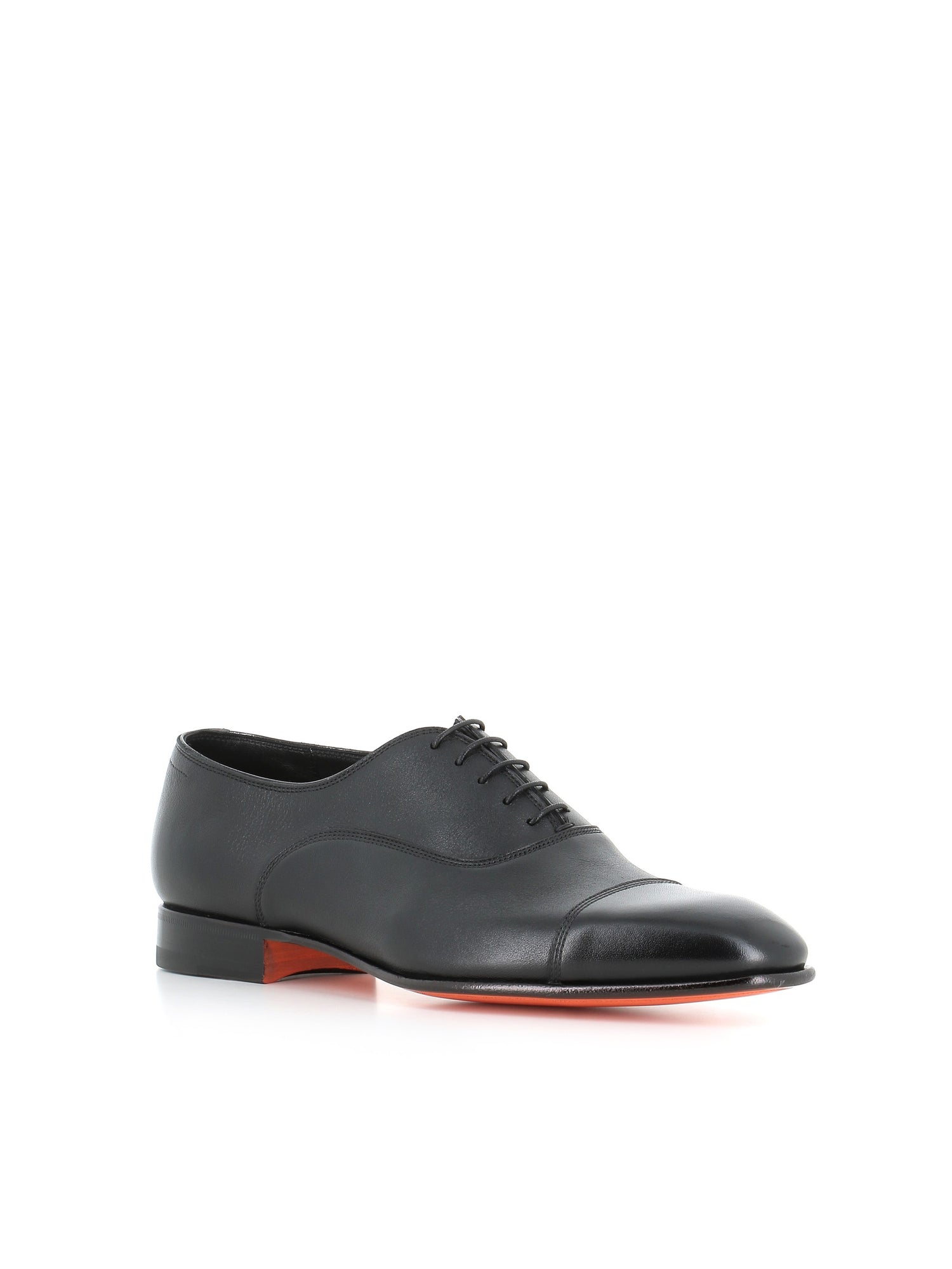  Oxford Archie Santoni Uomo Nero - 3