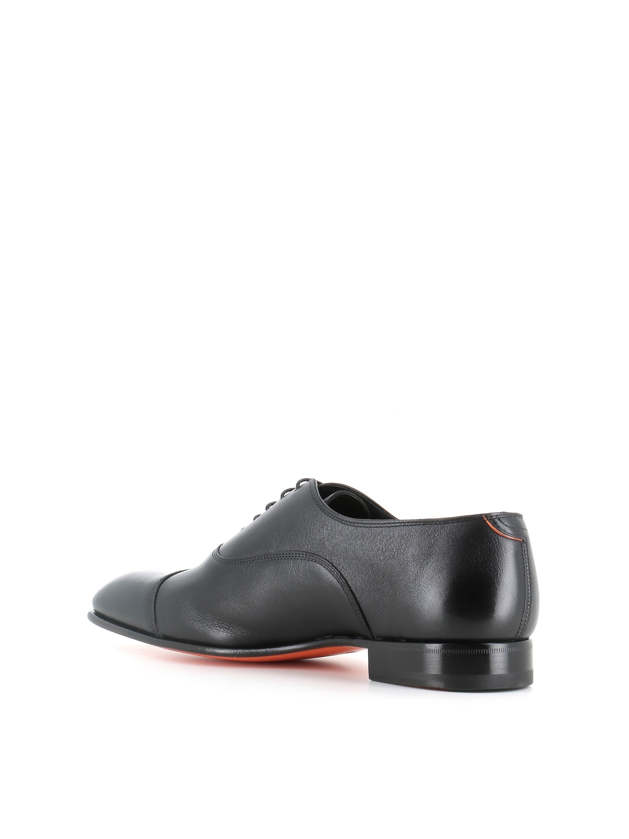  Santoni Oxford Archie Nero Uomo - 4