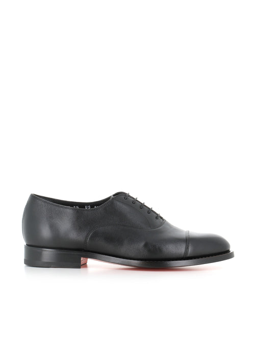 Santoni Oxford New Linger Nero Uomo