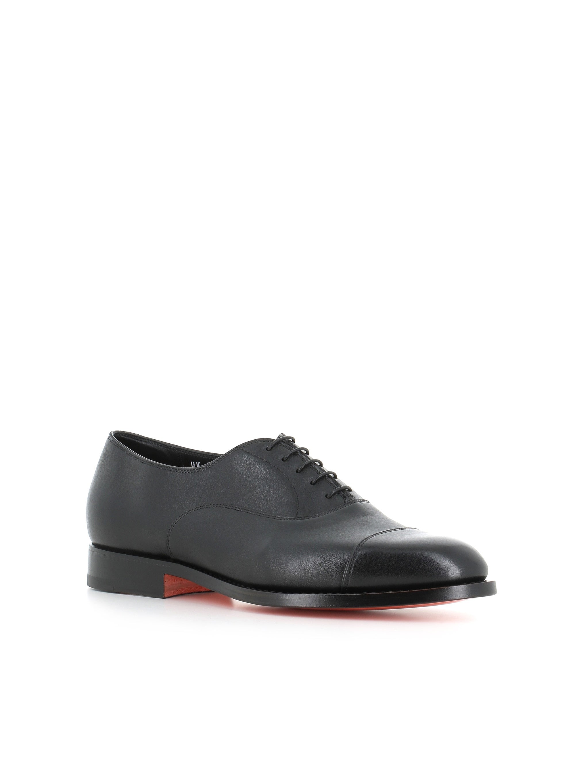  Oxford New Linger Santoni Uomo Nero - 3