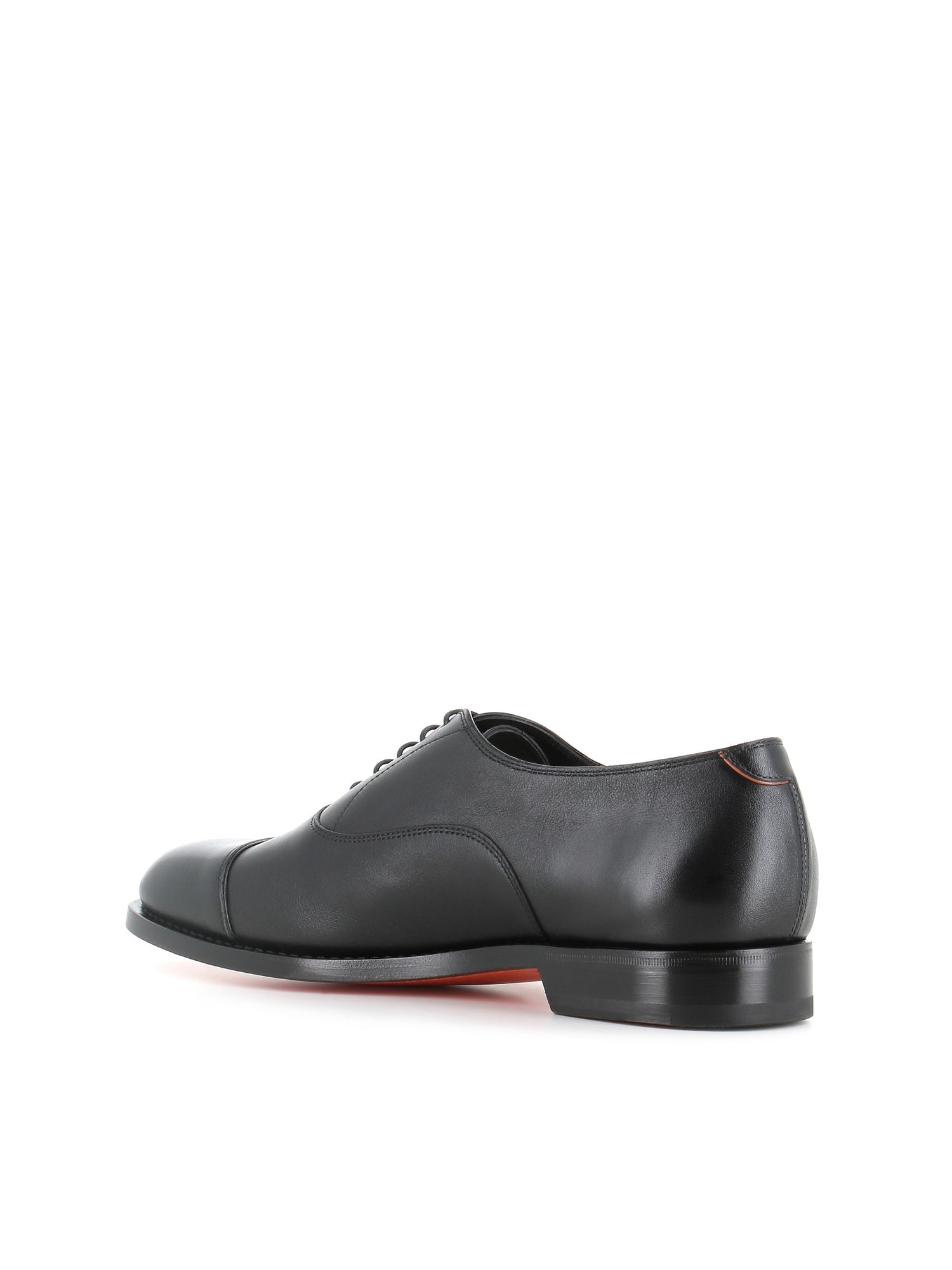  Oxford New Linger Santoni Uomo Nero - 4