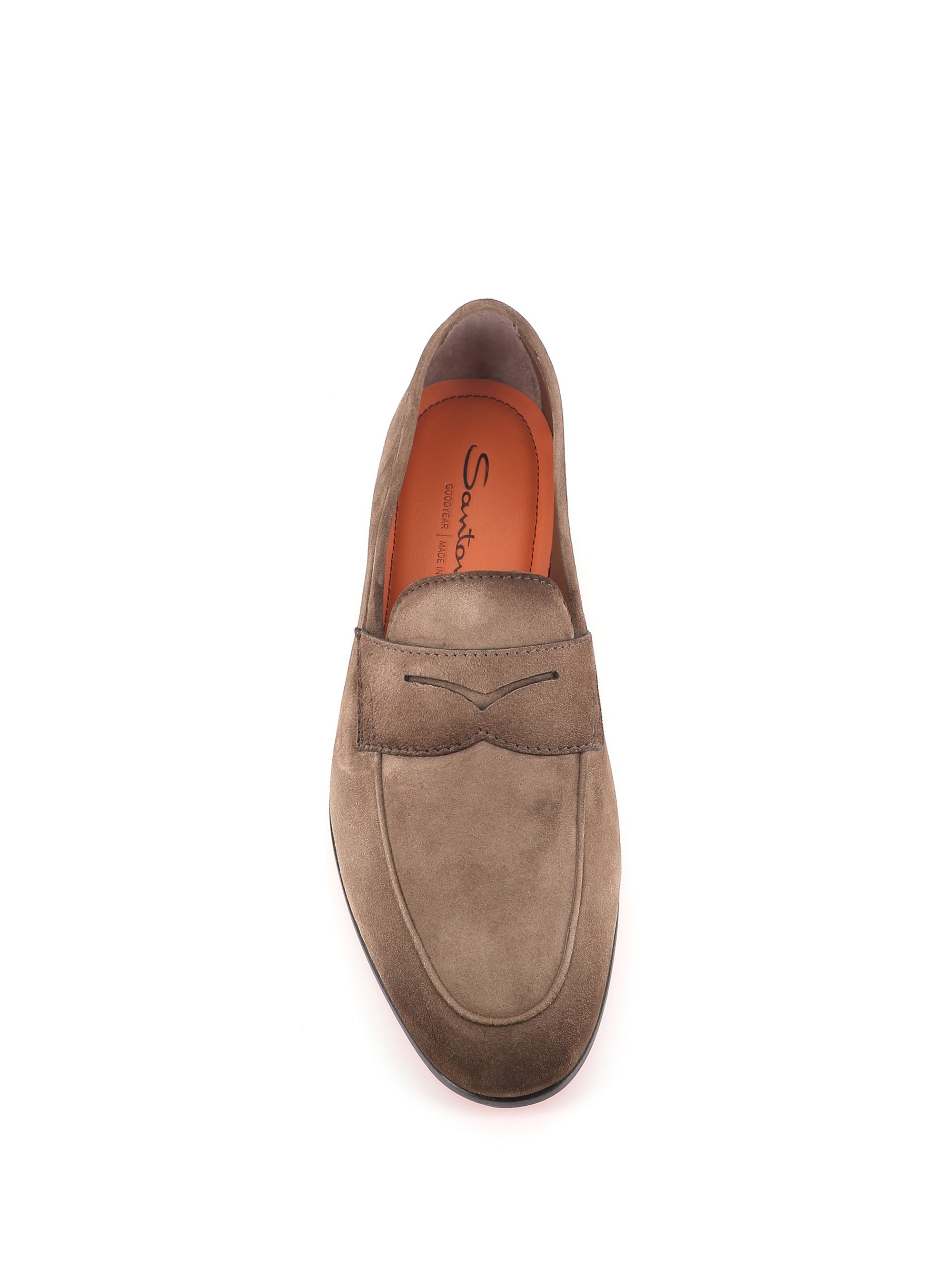  Santoni Mocassino Carlo Beige Uomo - 5