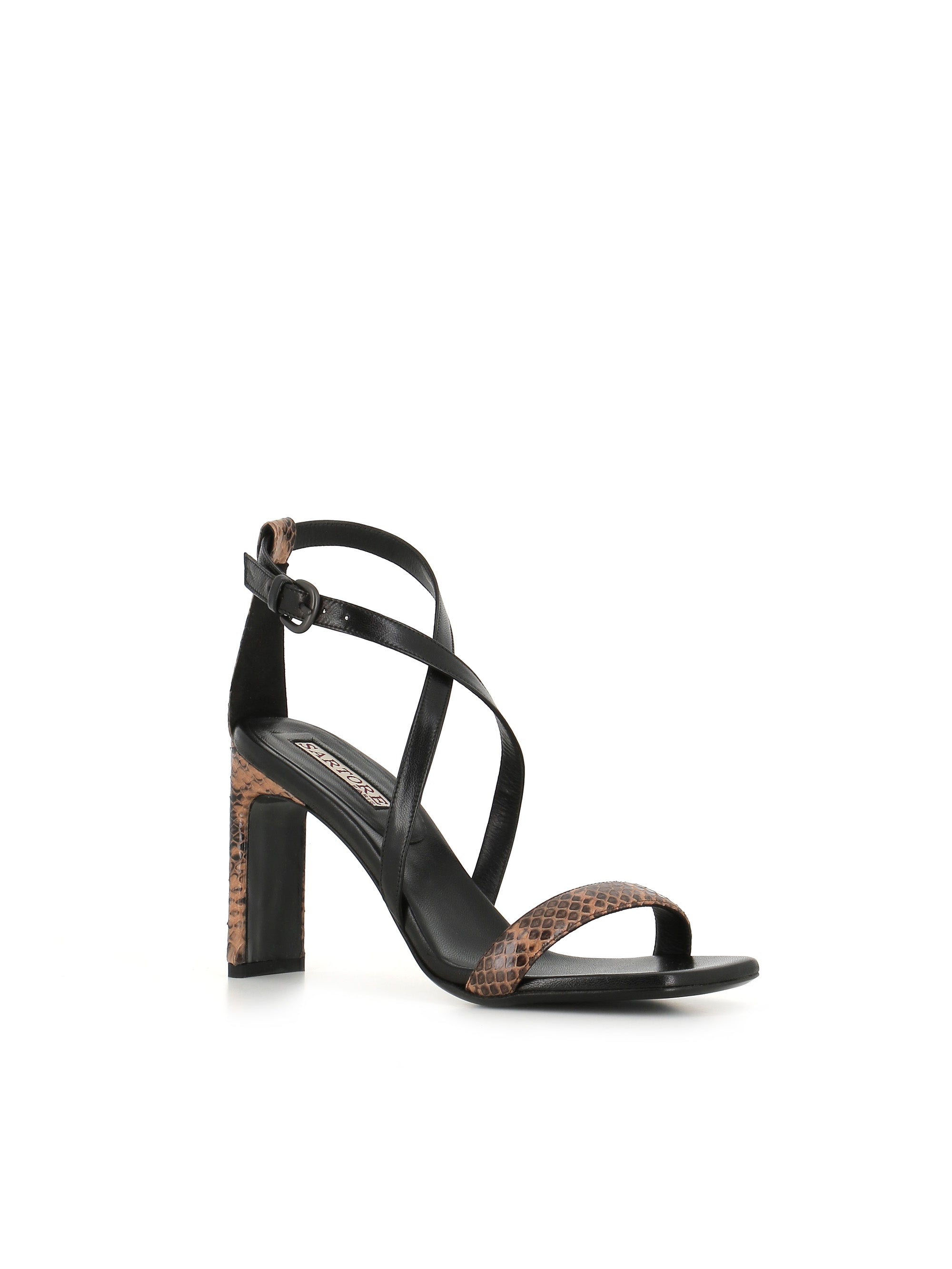  Sandal Sr453606 Sartore Donna Nero - 3