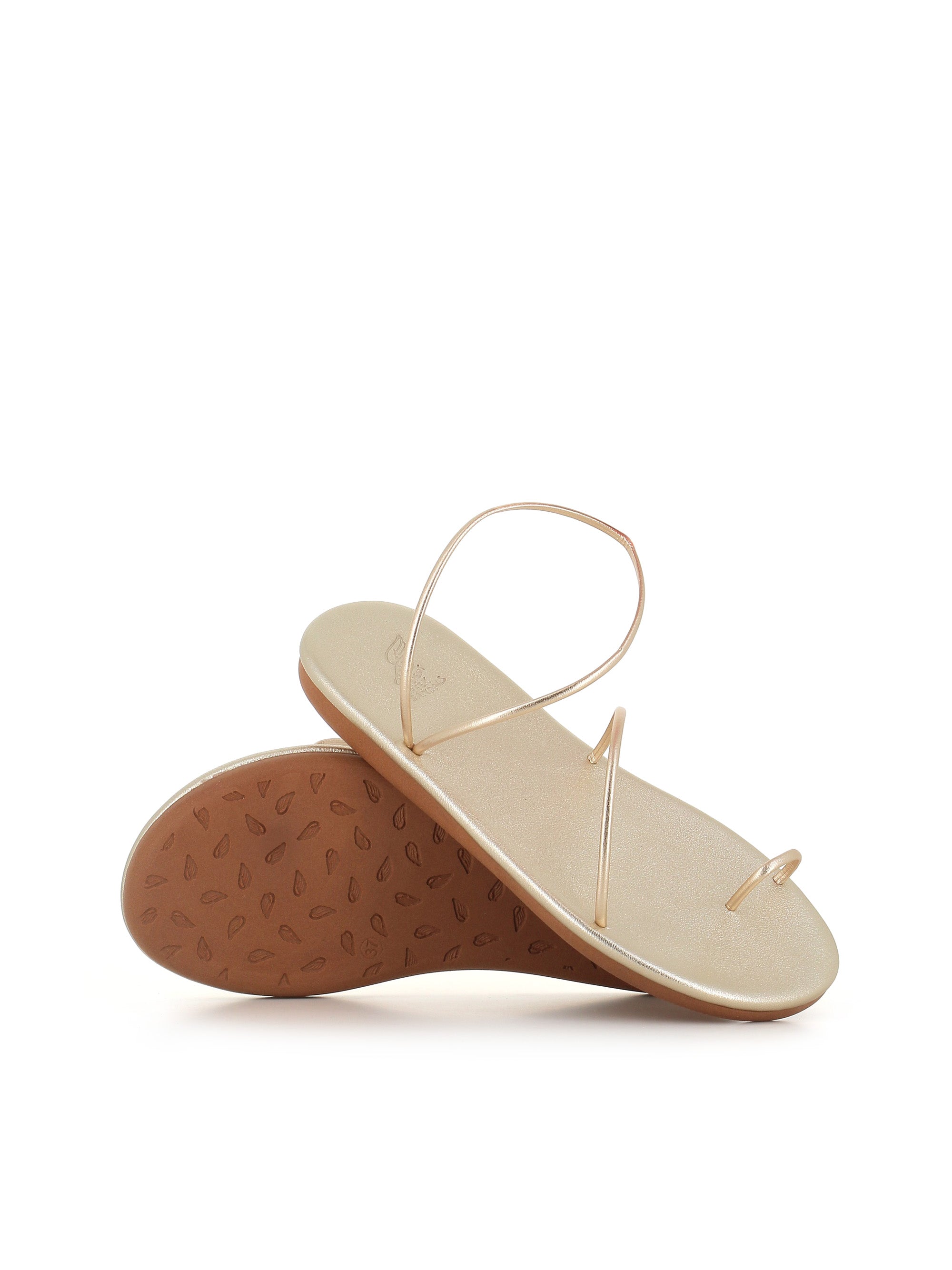  Sandal Kansiz Ancient Greek Sandals Special_ Platino - 2