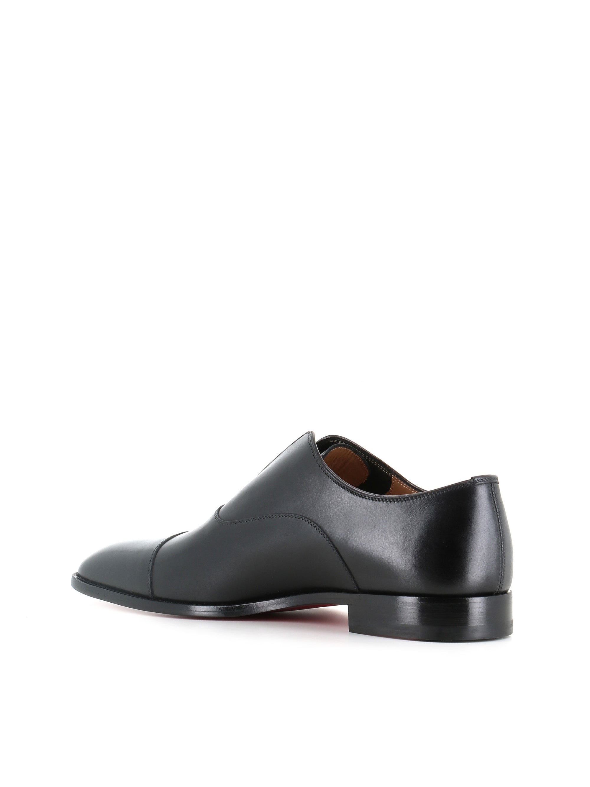  Christian Louboutin Oxford Alpha Male Ii Flat Nero Uomo - 4