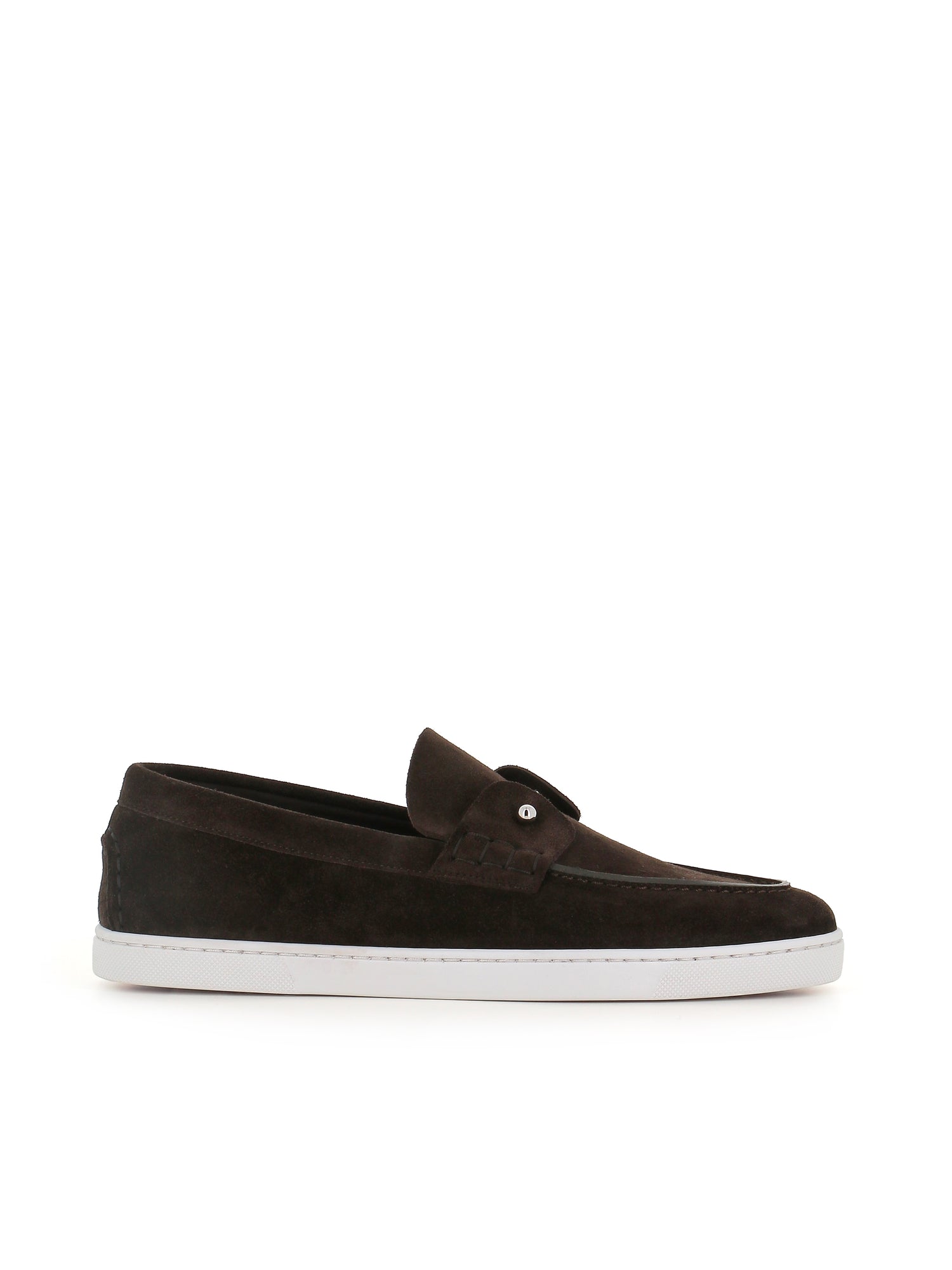  Slip-on Chambeliboat Flat Christian Louboutin Uomo Marrone - 1