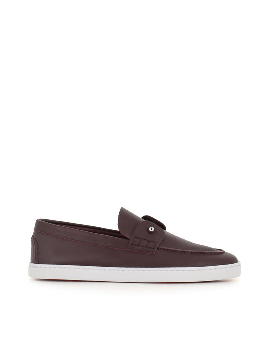 Christian Louboutin Slip-on Chambeliboat Flat Viola Uomo
