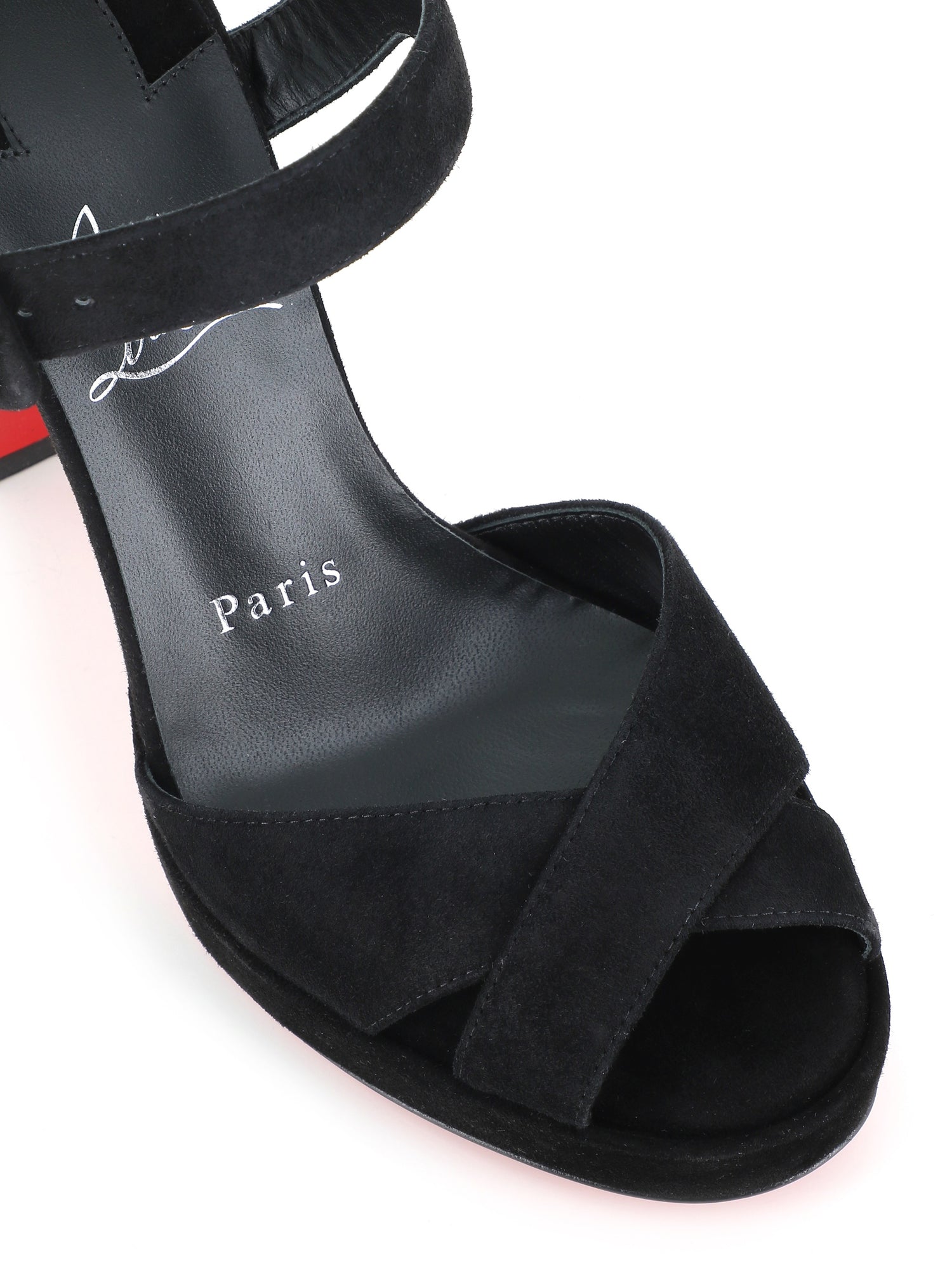  Christian Louboutin Sandalo Cora 100 Nero Donna - 5