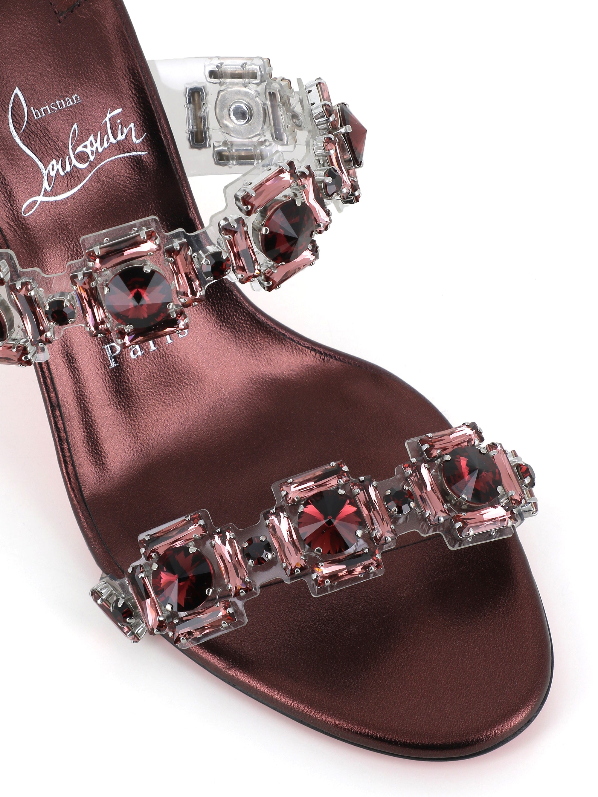  Sanda Just Jewel 85 Christian Louboutin Special_ Bronzo - 5