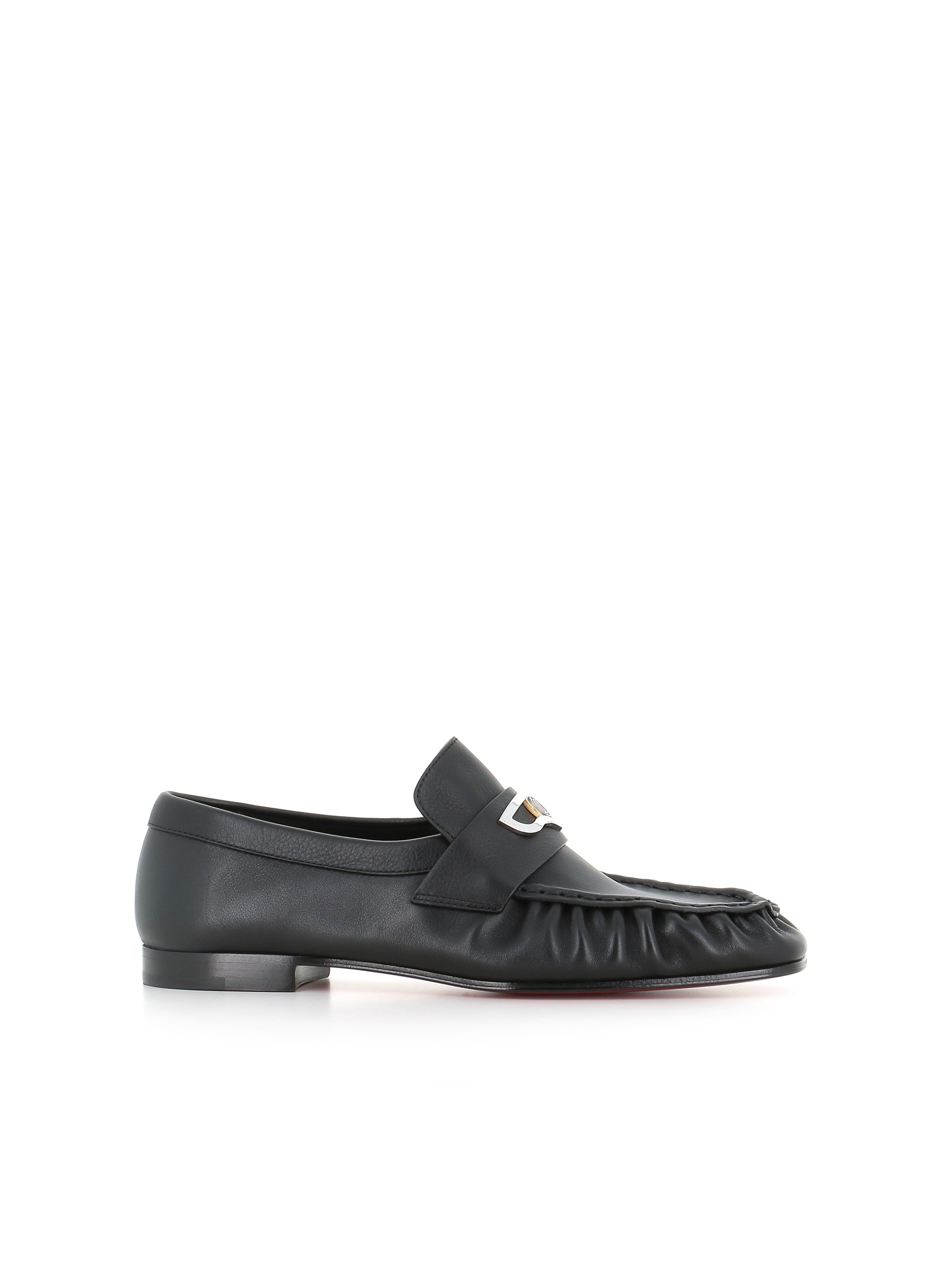  Christian Louboutin Mocassino Mocallista Flat Nero Donna - 2