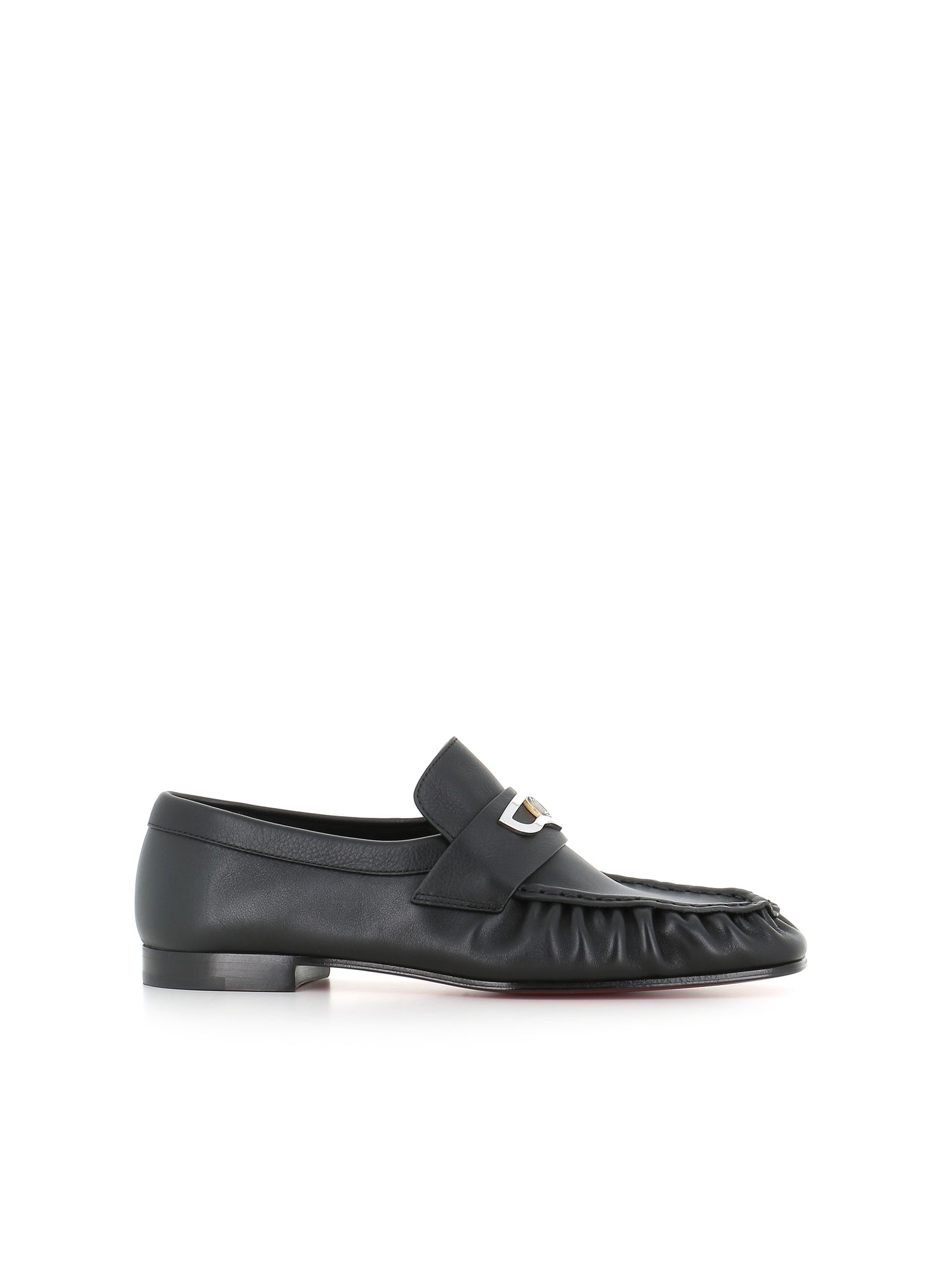  Christian Louboutin Mocassino Mocallista Flat Nero Donna - 2