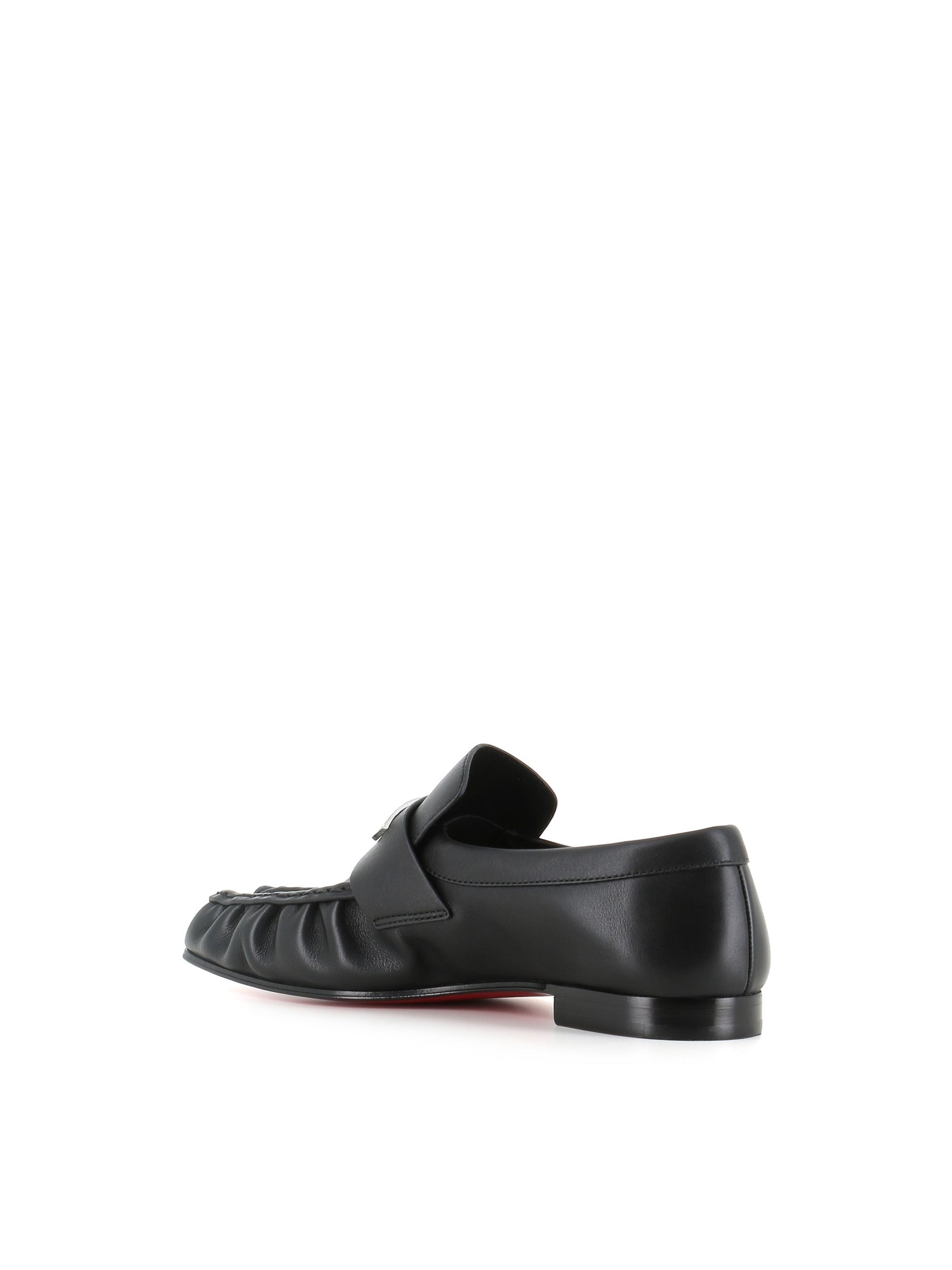  Christian Louboutin Mocassino Mocallista Flat Nero Donna - 3