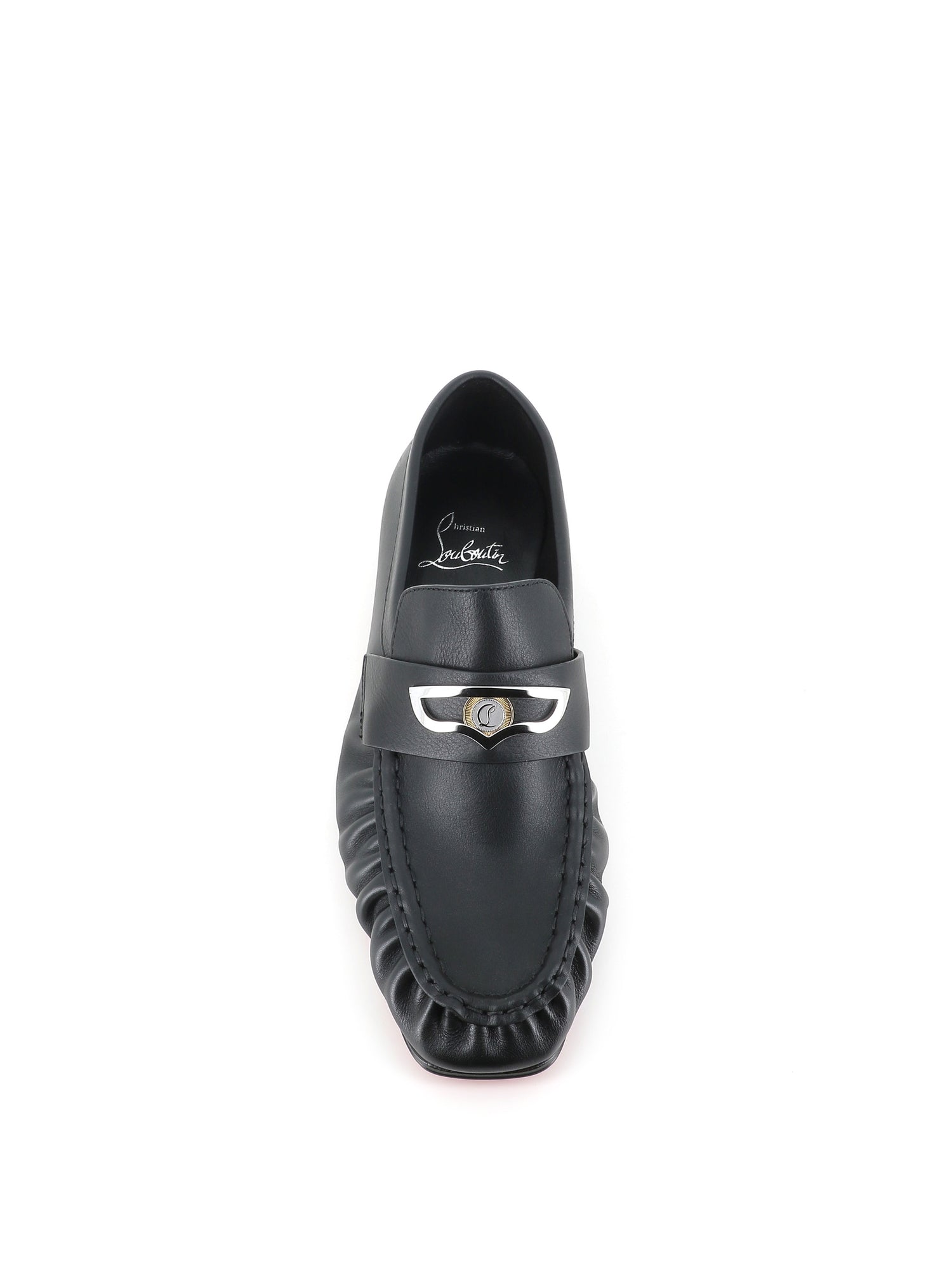  Christian Louboutin Mocassino Mocallista Flat Nero Donna - 4