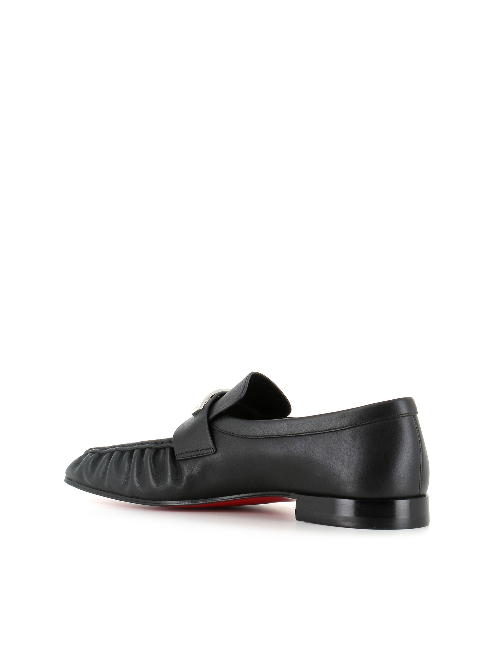  Christian Louboutin Mocassino Mocallista Flat Nero Uomo - 3