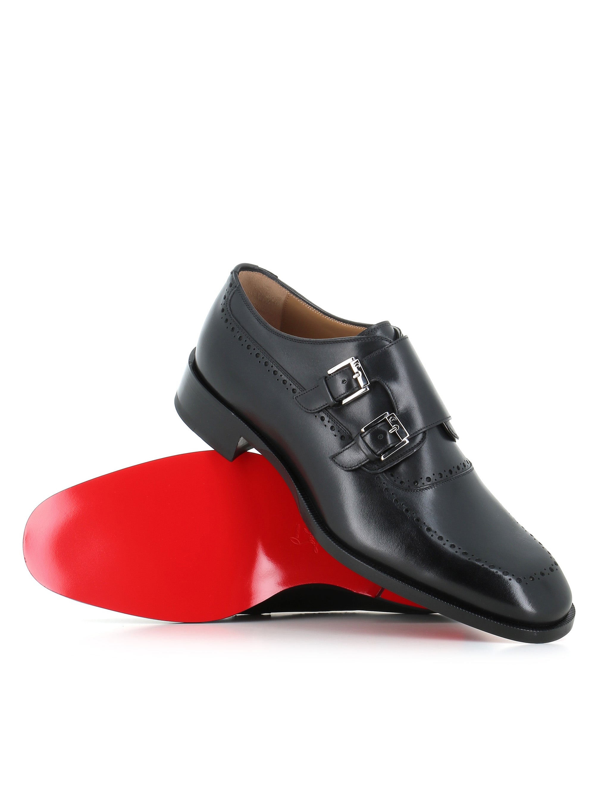  Double Buckle Sartok Flat Christian Louboutin Special_ Nero - 2