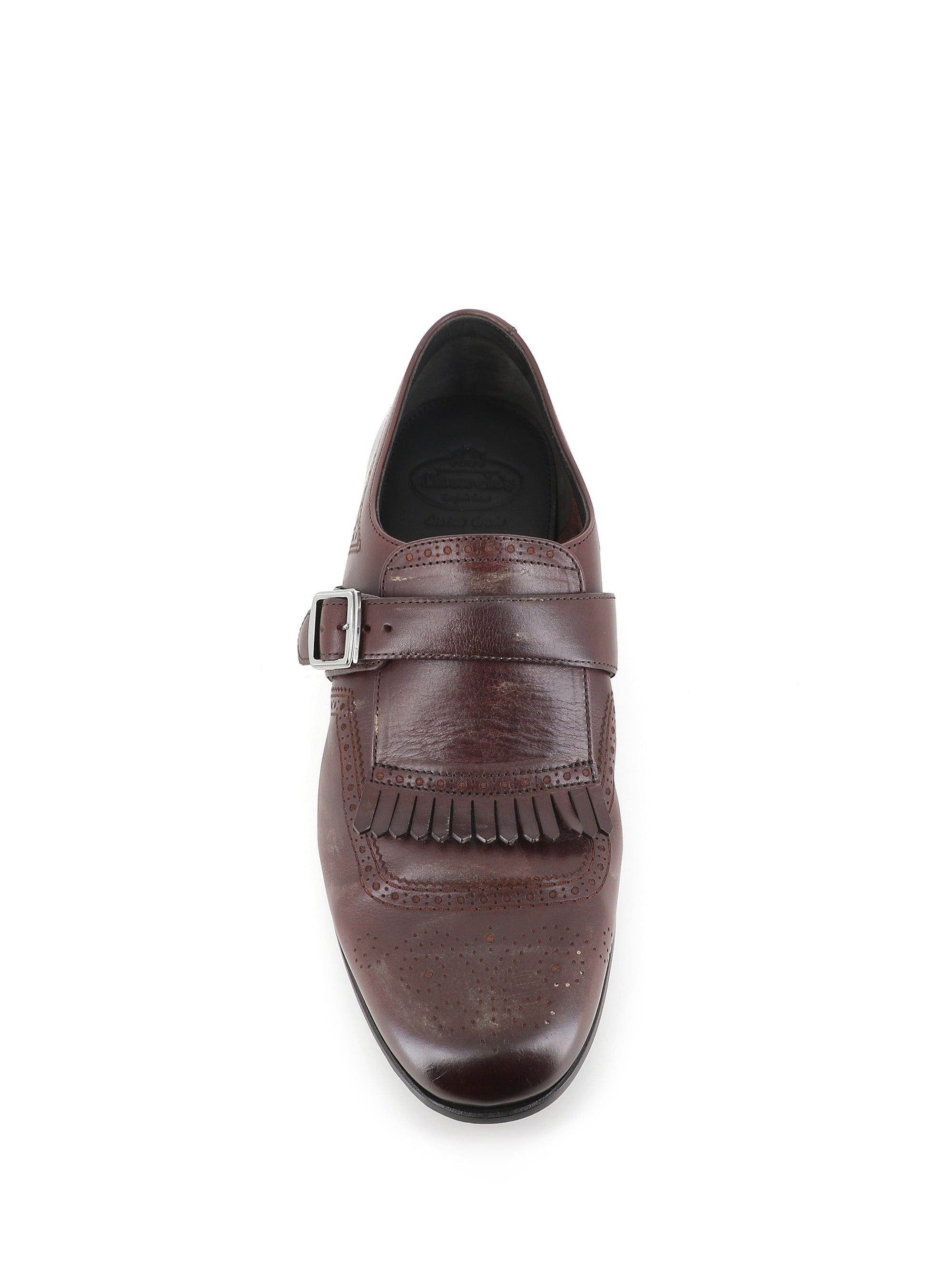  Single Buckle Shanghai Church's Uomo Marrone - 4