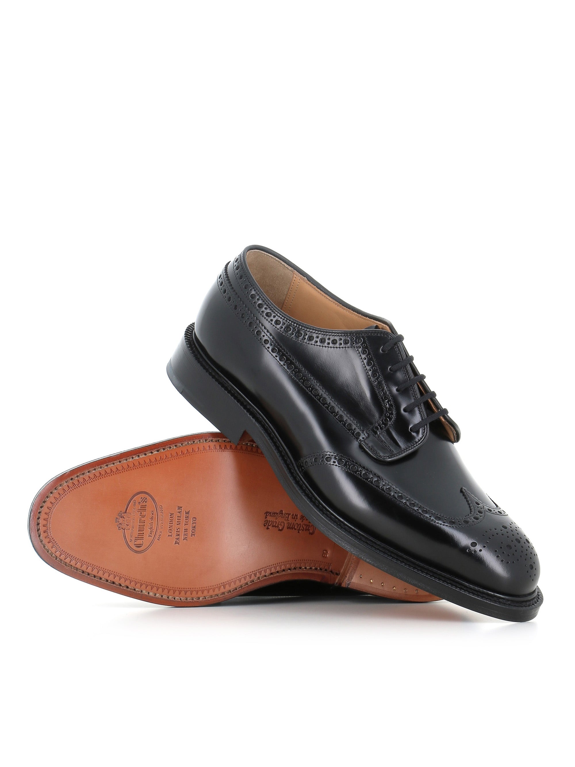  Brogues Grafton 173 Church's Uomo Nero - 2