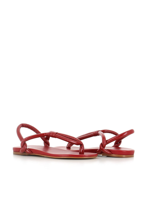 Del Carlo Sandalo 10725 Rosso Donna