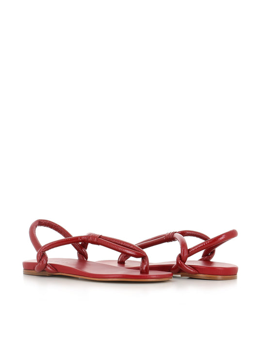 Del Carlo Sandalo 10725 Rosso Donna