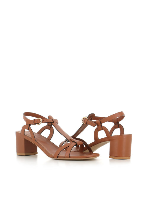 Del Carlo Sandalo 12122 Marrone Donna