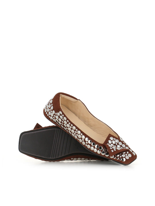 Dove Nuotano Gli Squali Ballerina Sq30004 Marrone Donna