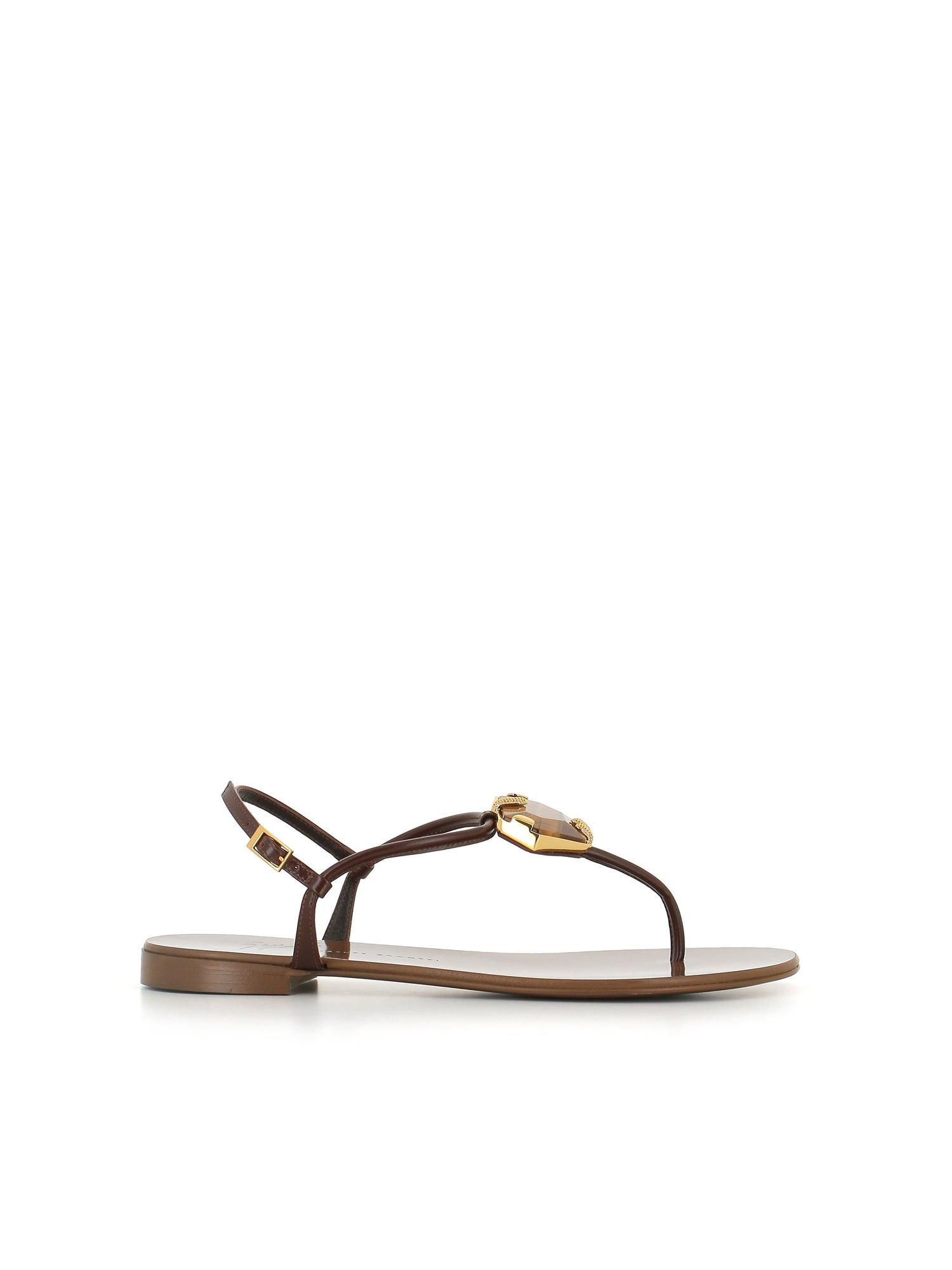  Sandalo E600018-004 Giuseppe Zanotti Donna Marrone - 2