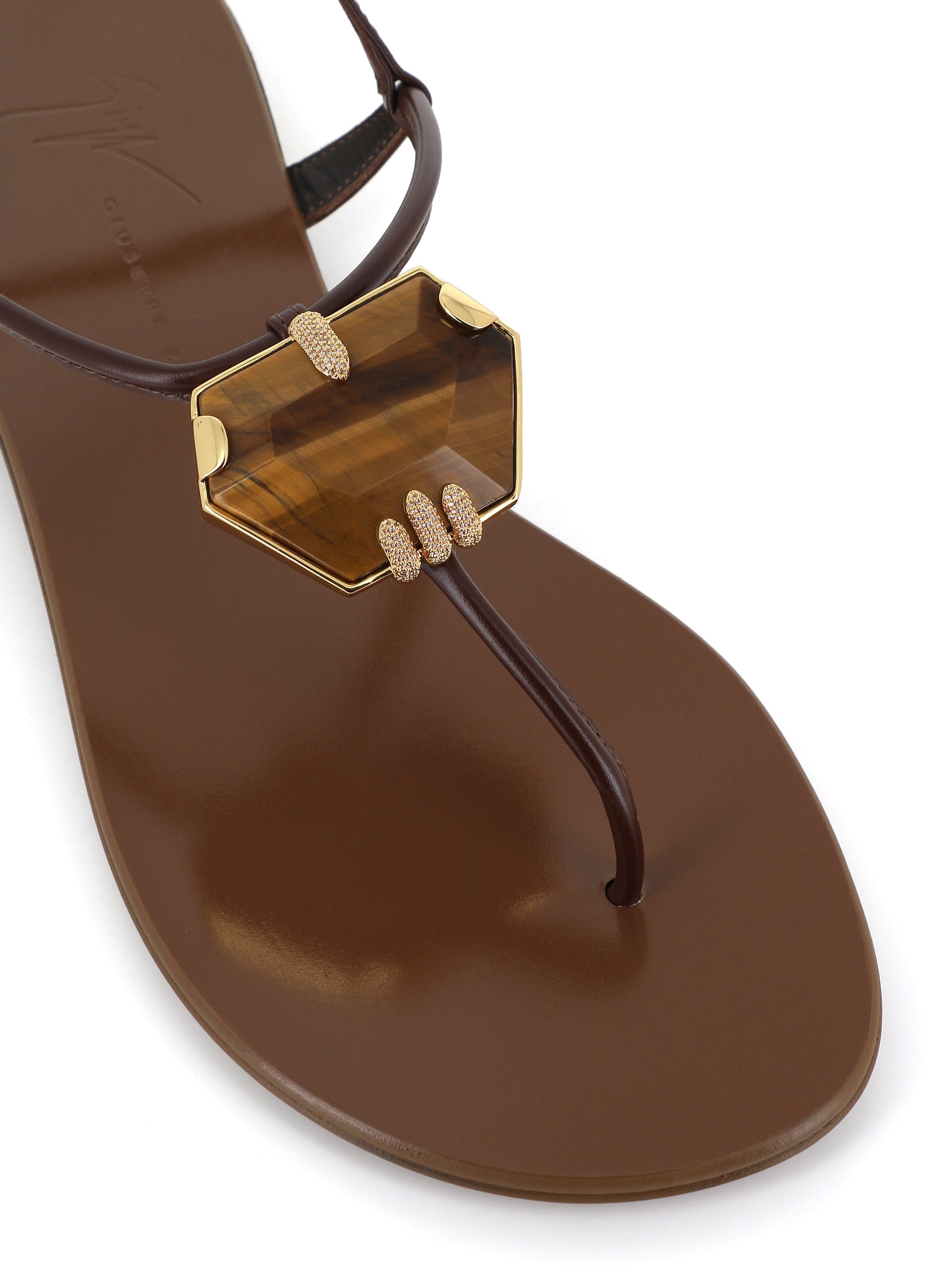  Sandalo E600018-004 Giuseppe Zanotti Donna Marrone - 5