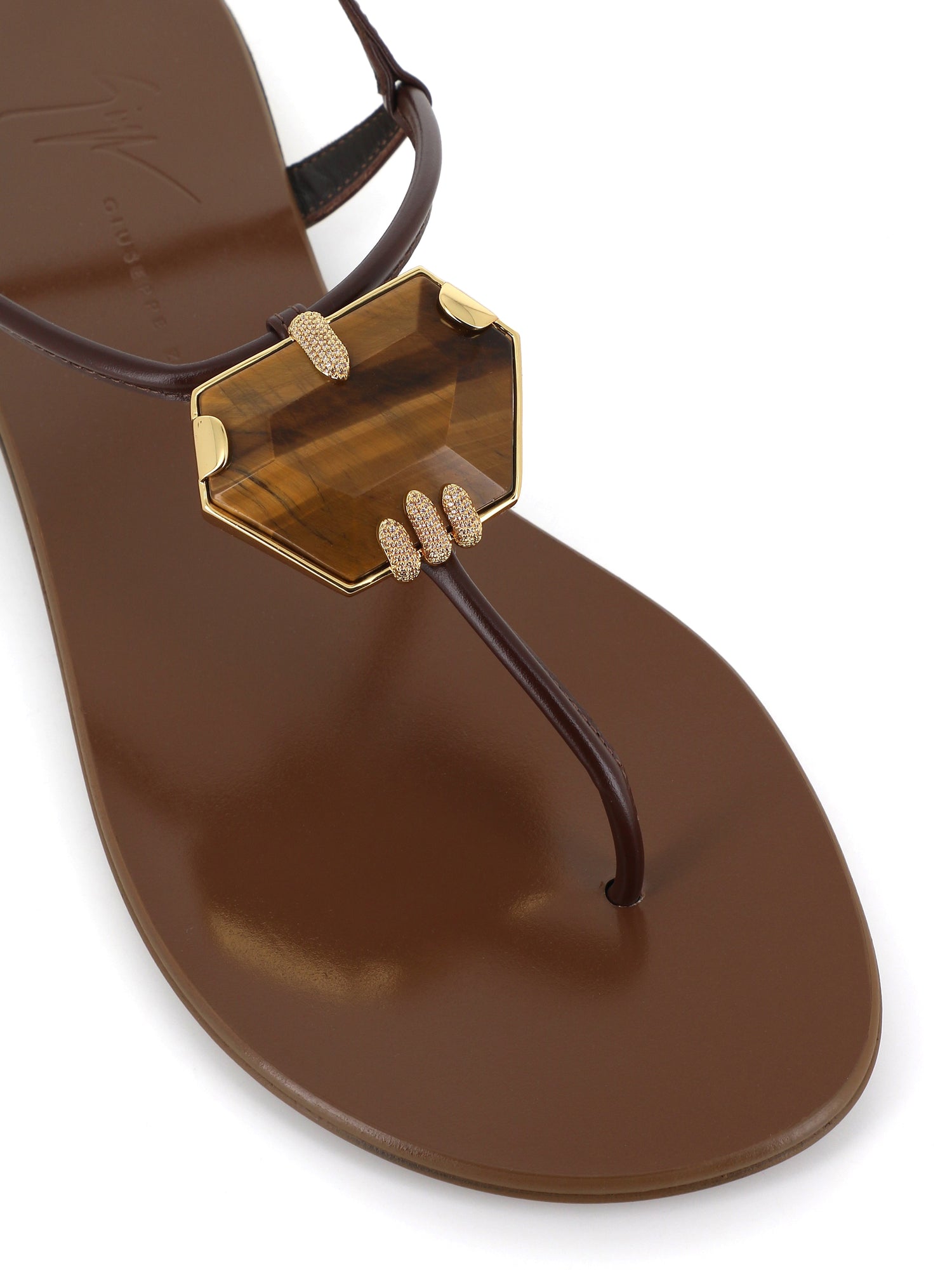  Sandalo E600018-004 Giuseppe Zanotti Donna Marrone - 5