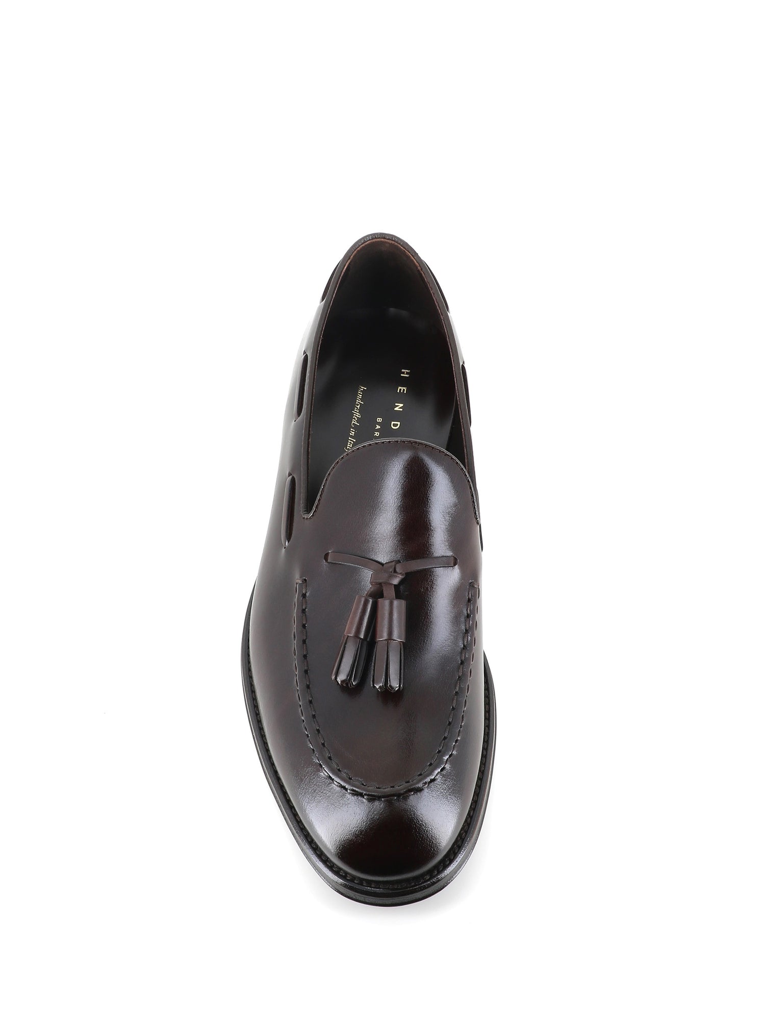  Henderson Baracco Mocassino Con Nappe 72407.p.9 Marrone Uomo - 5